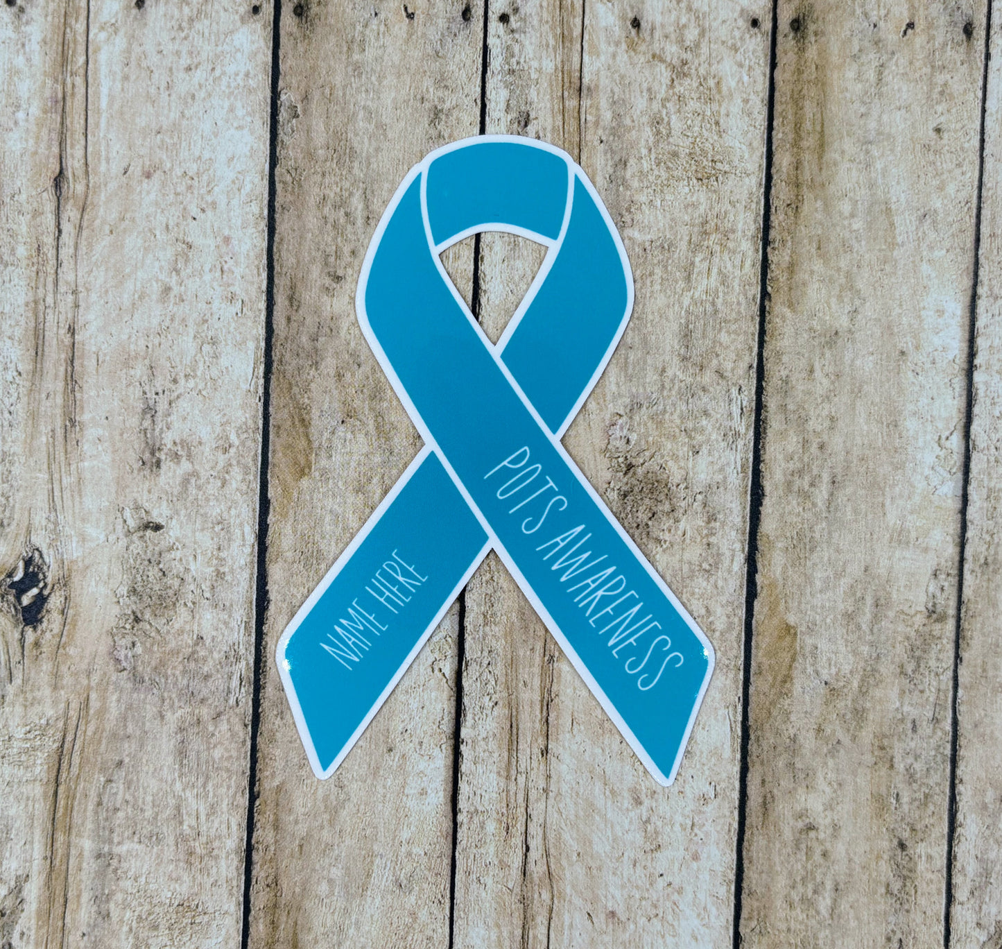 POTS Awareness Custom Ribbon Sticker