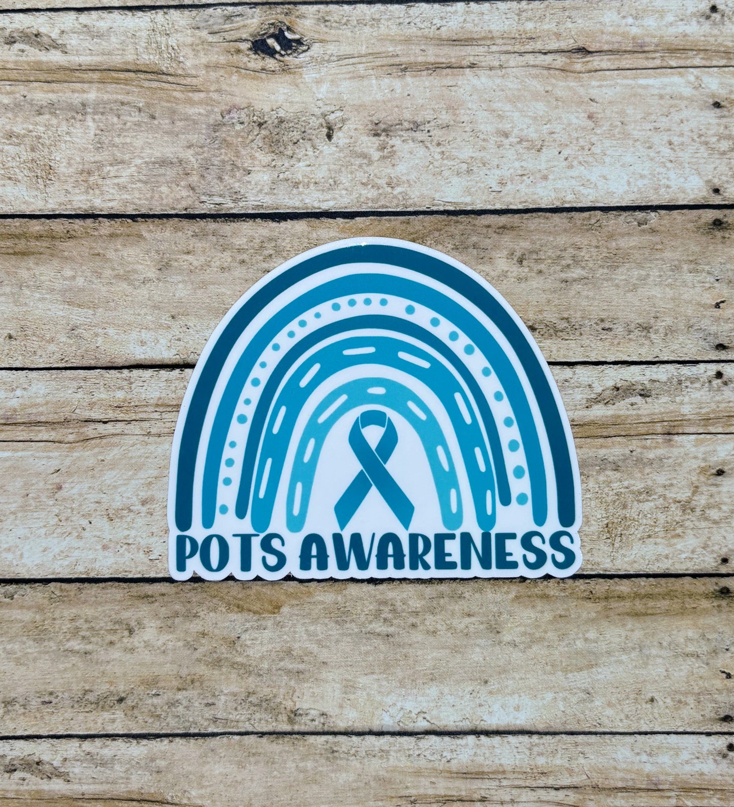 POTS Awareness Rainbow Sticker