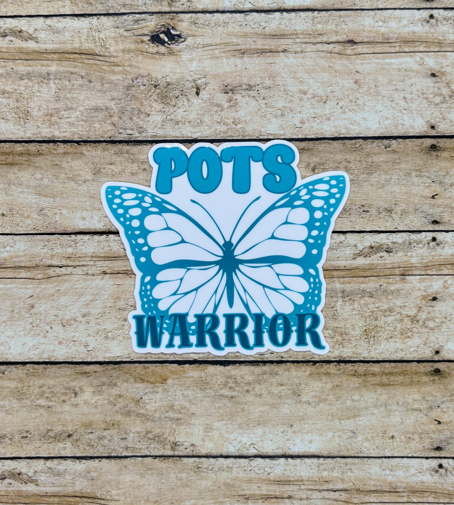 POTS Warrior Butterfly Sticker