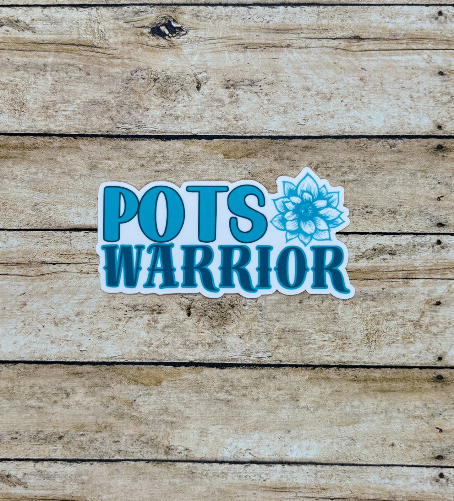 POTS Warrior Flower Sticker