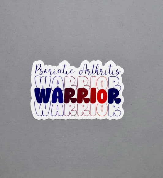 Psoriatic Arthritis Warrior Sticker