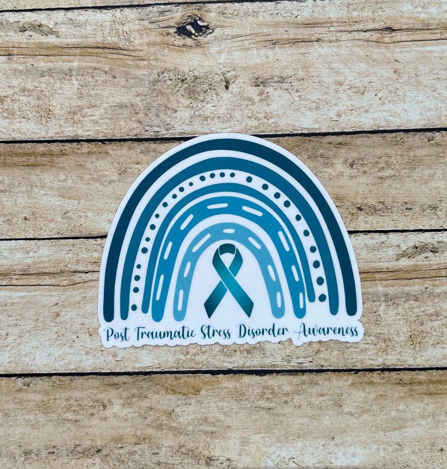 PTSD Awareness Rainbow Sticker