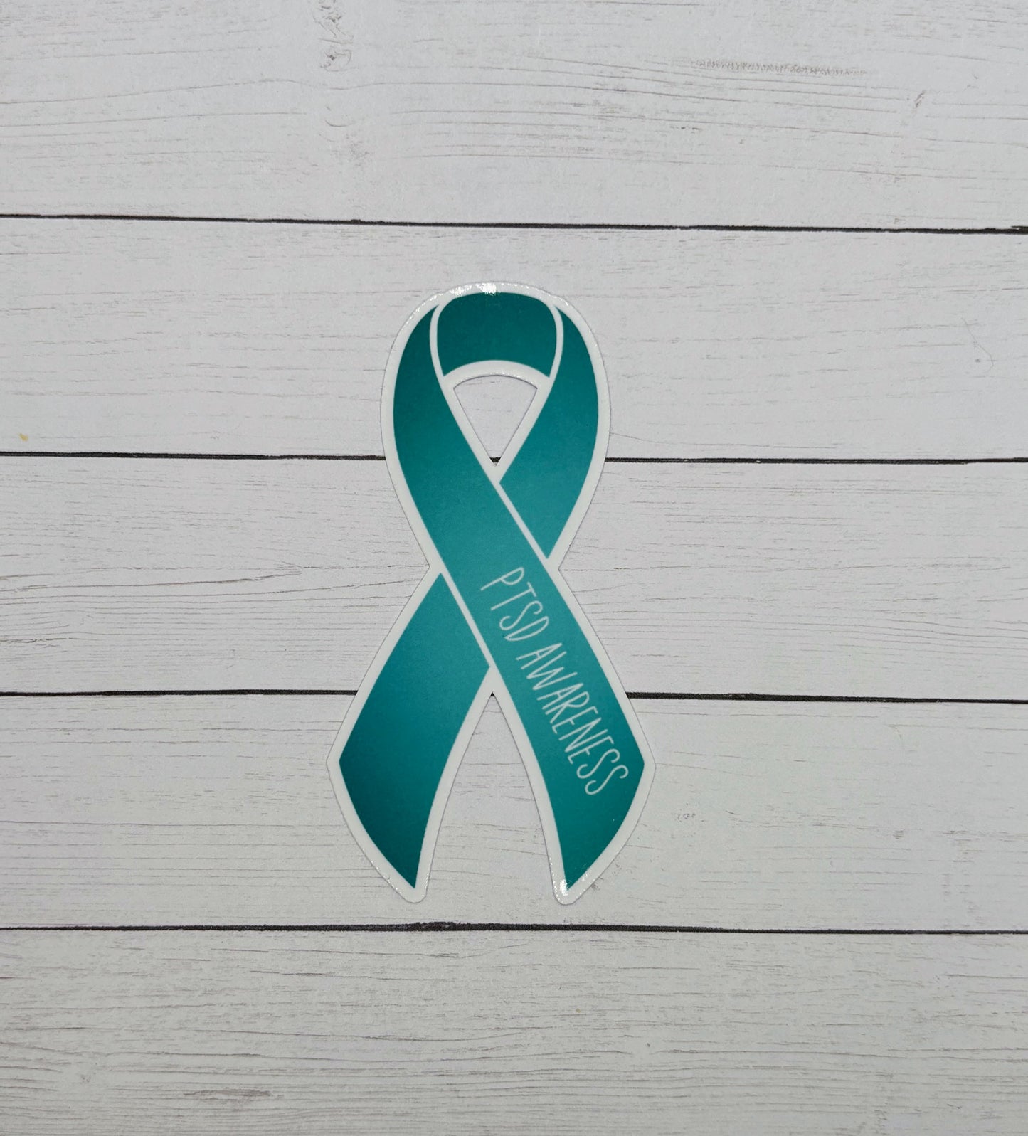 PTSD Awareness Ribbon Sticker