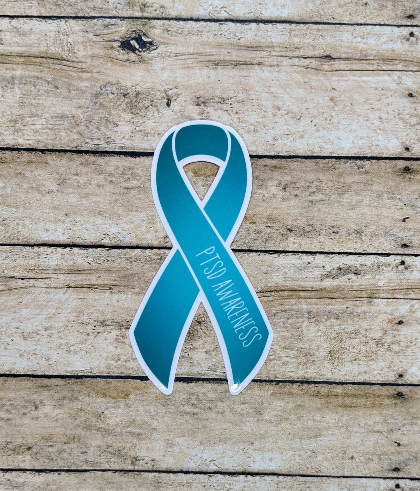 PTSD Awareness Ribbon Sticker