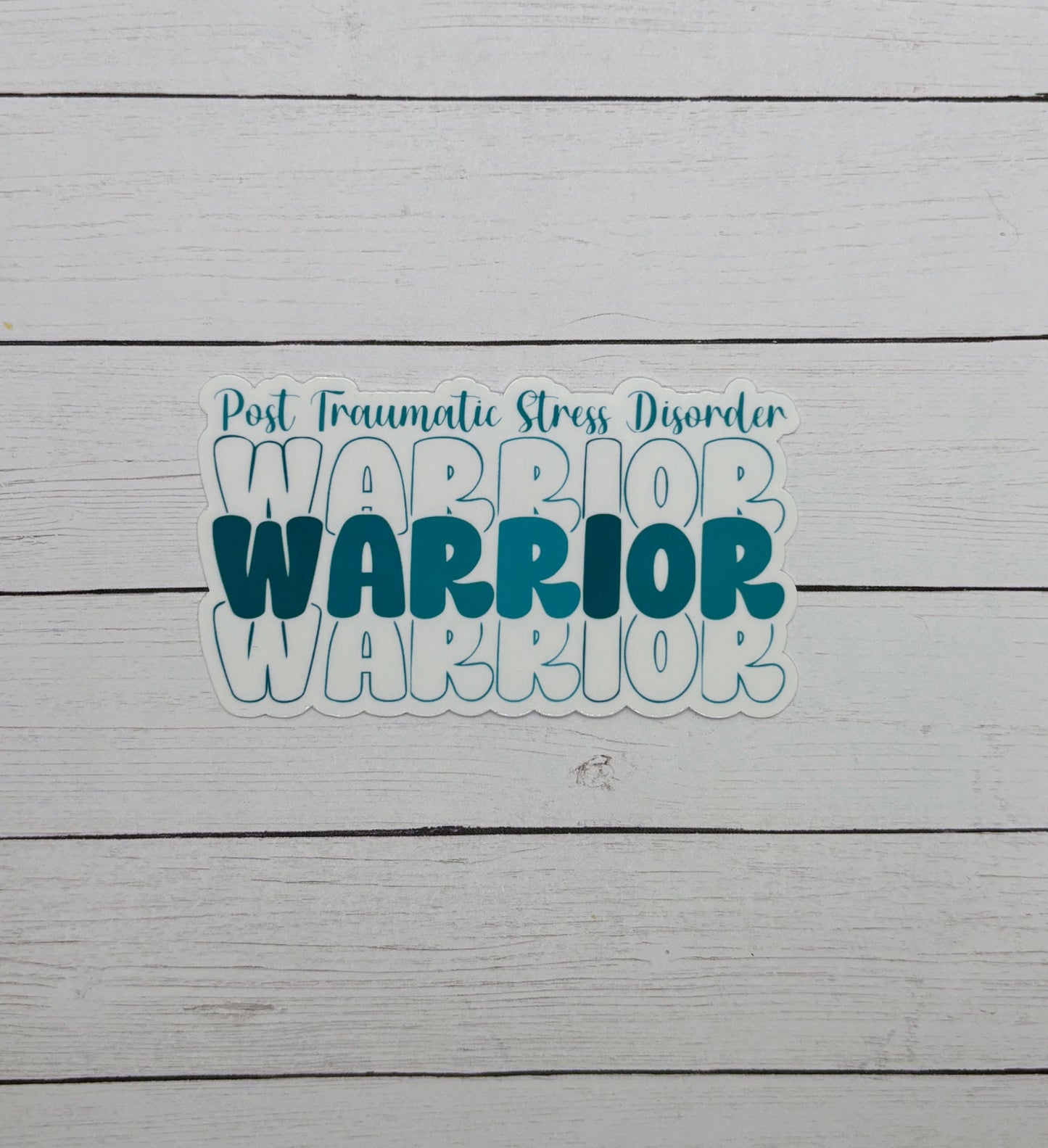 PTSD Warrior Sticker