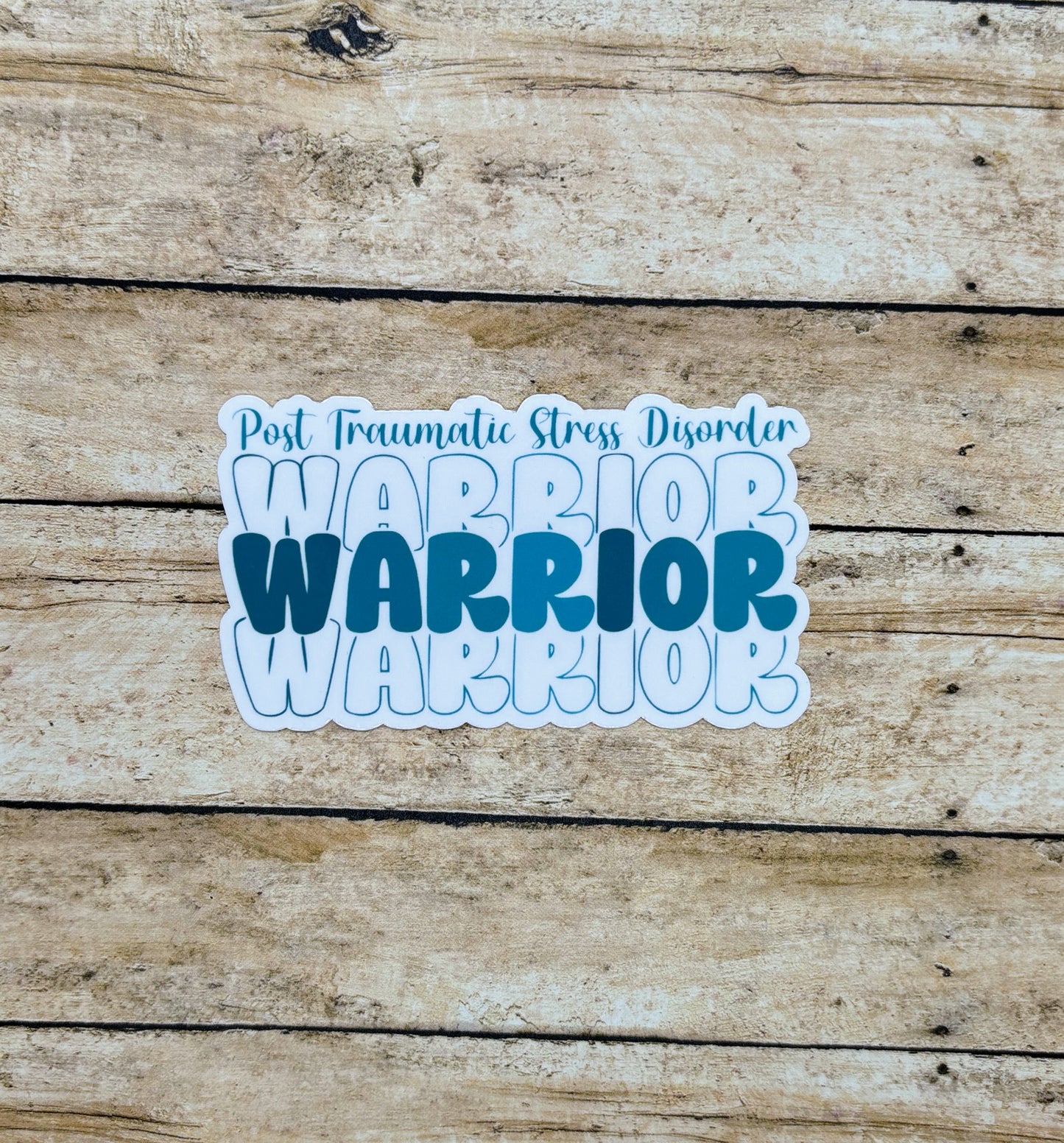 PTSD Warrior Sticker