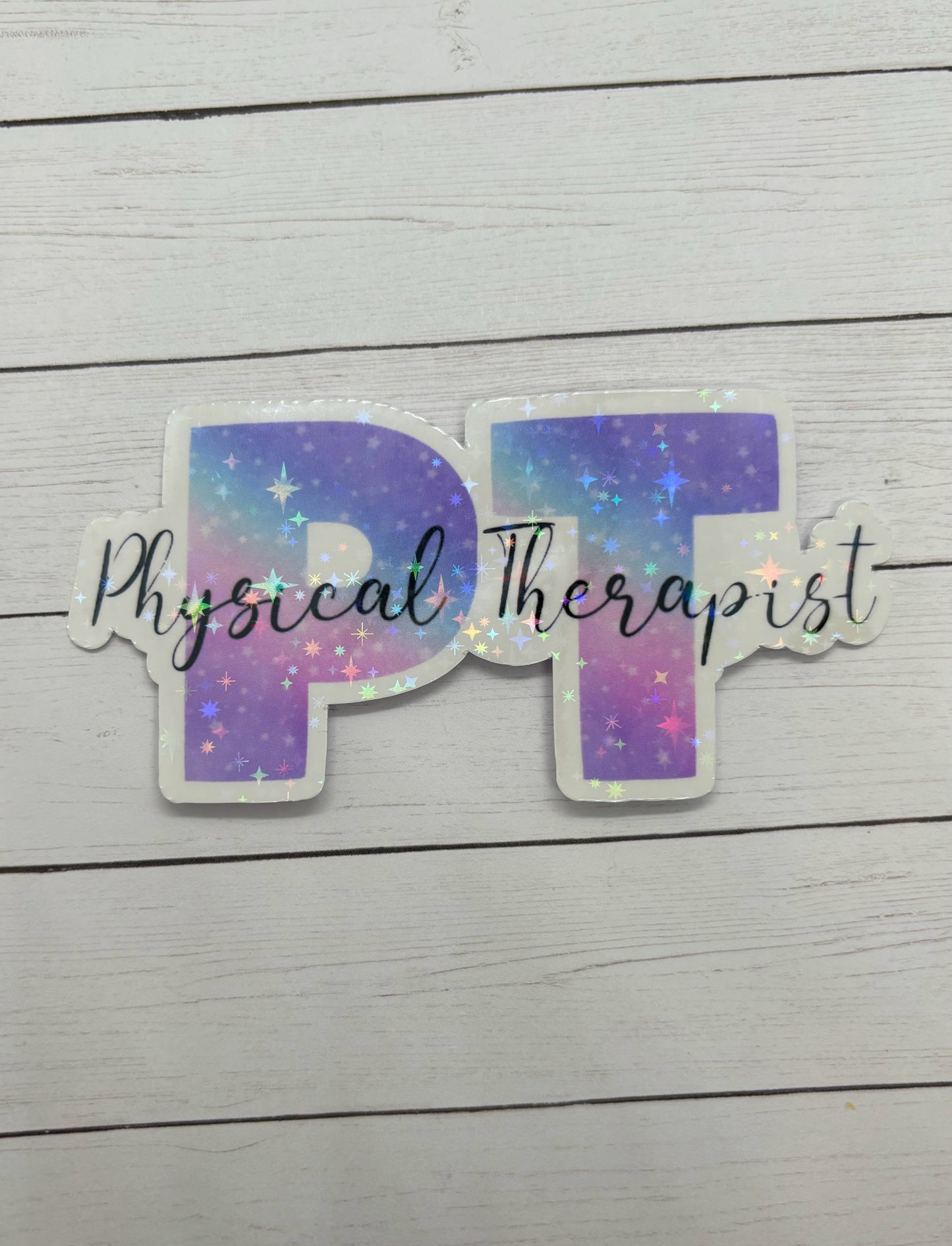 Physical Therapist Holographic Sticker