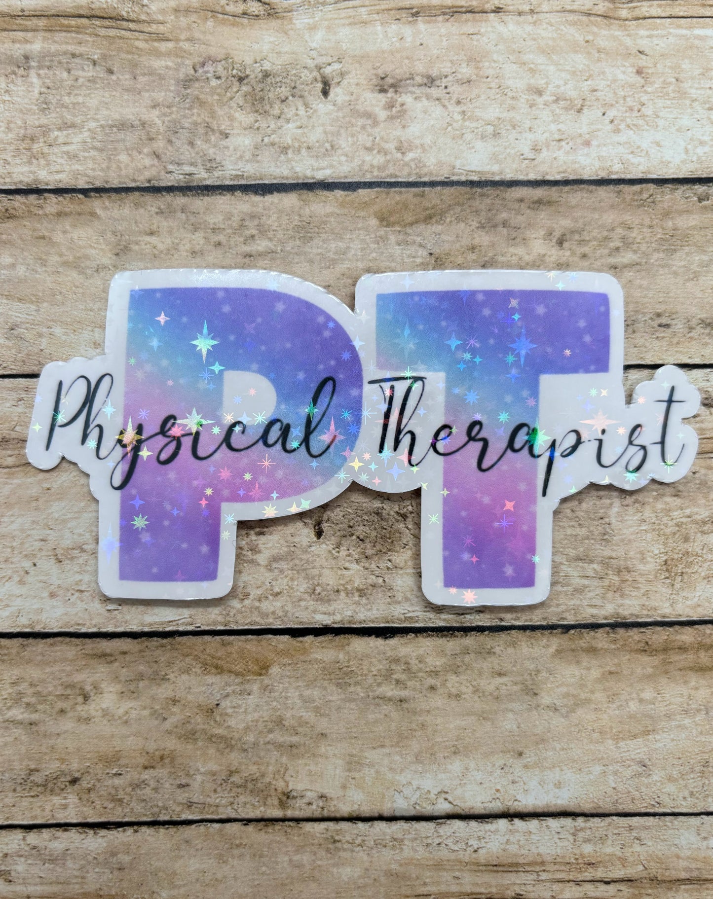 Physical Therapist Holographic Sticker