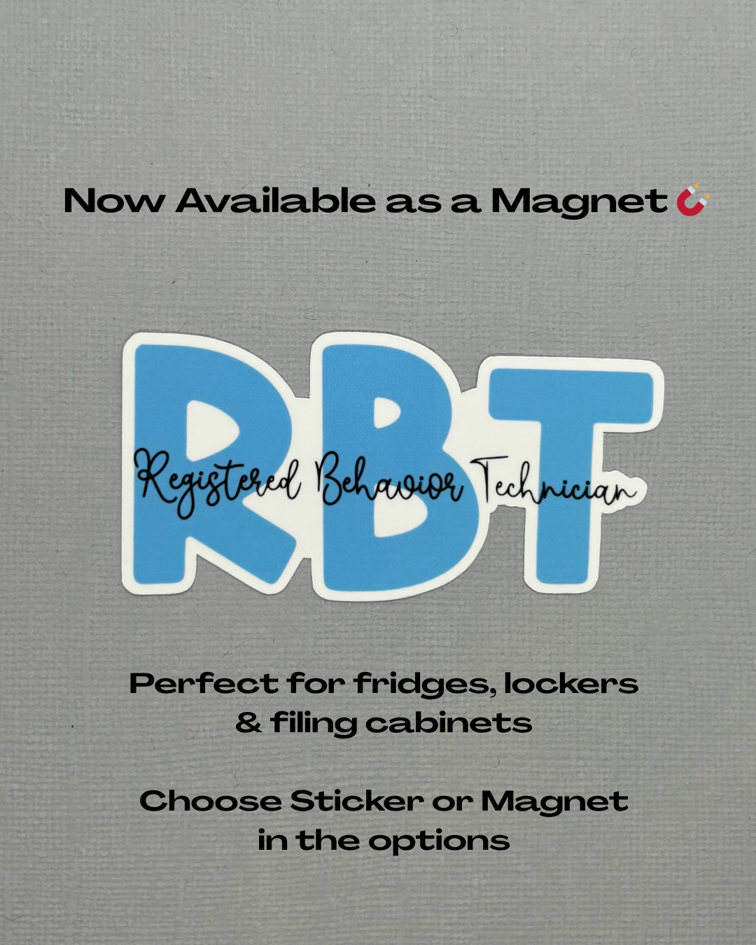 Registered Behavior Technician Sticker or Magnet