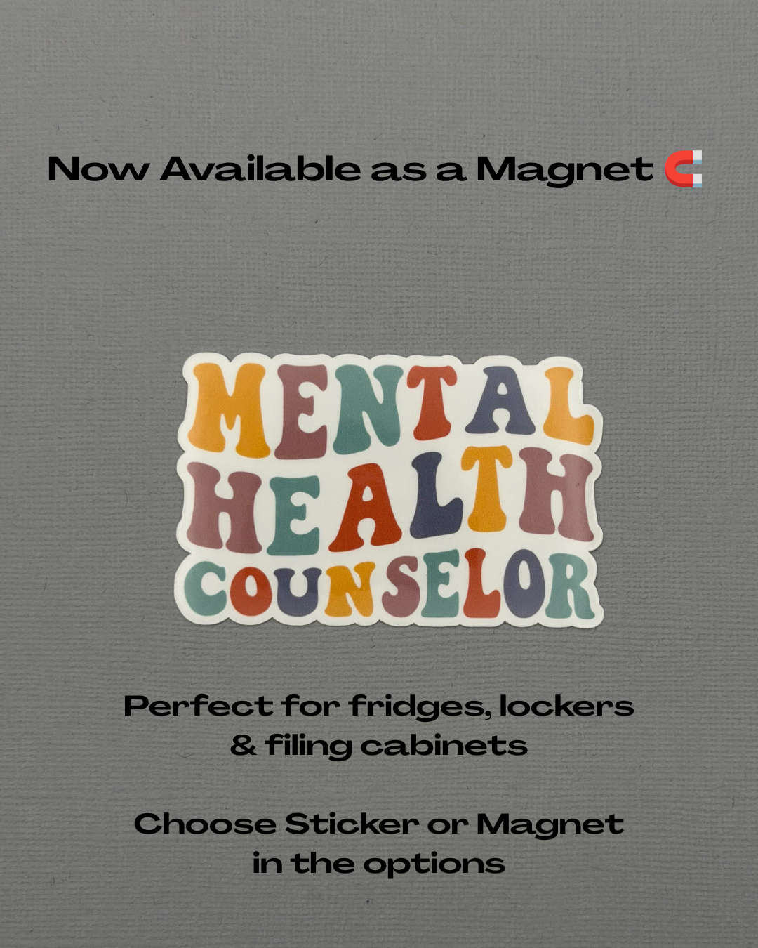 Mental Health Counselor Sticker or Magnet