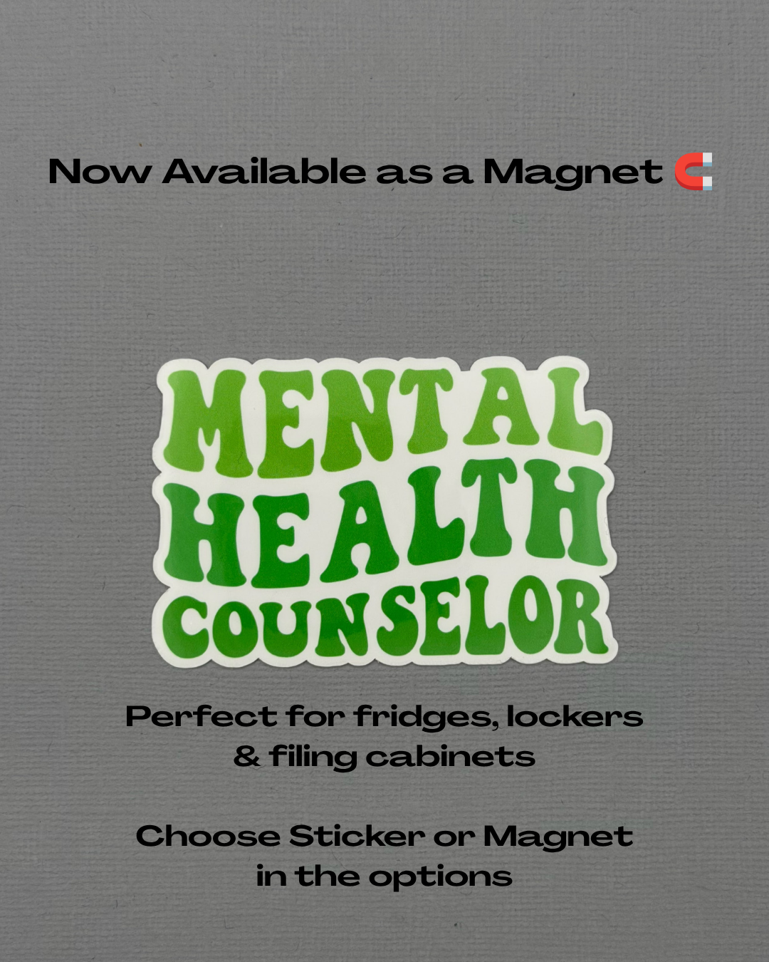 Mental Health Counselor Sticker or Magnet