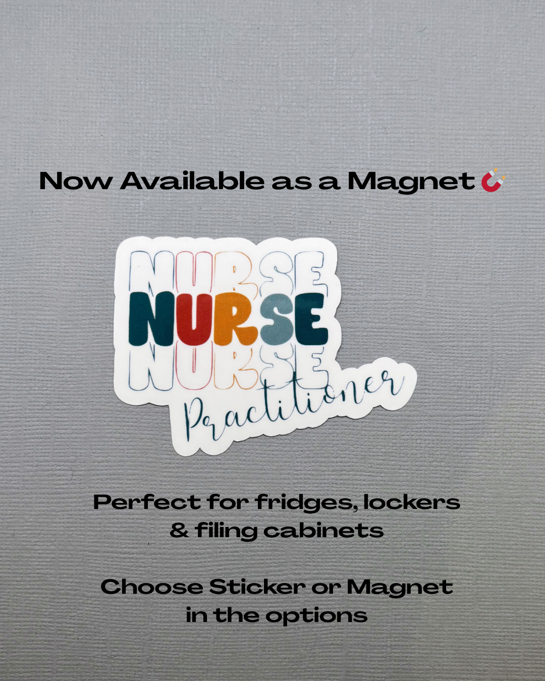Nurse Practitioner Sticker or Magnet