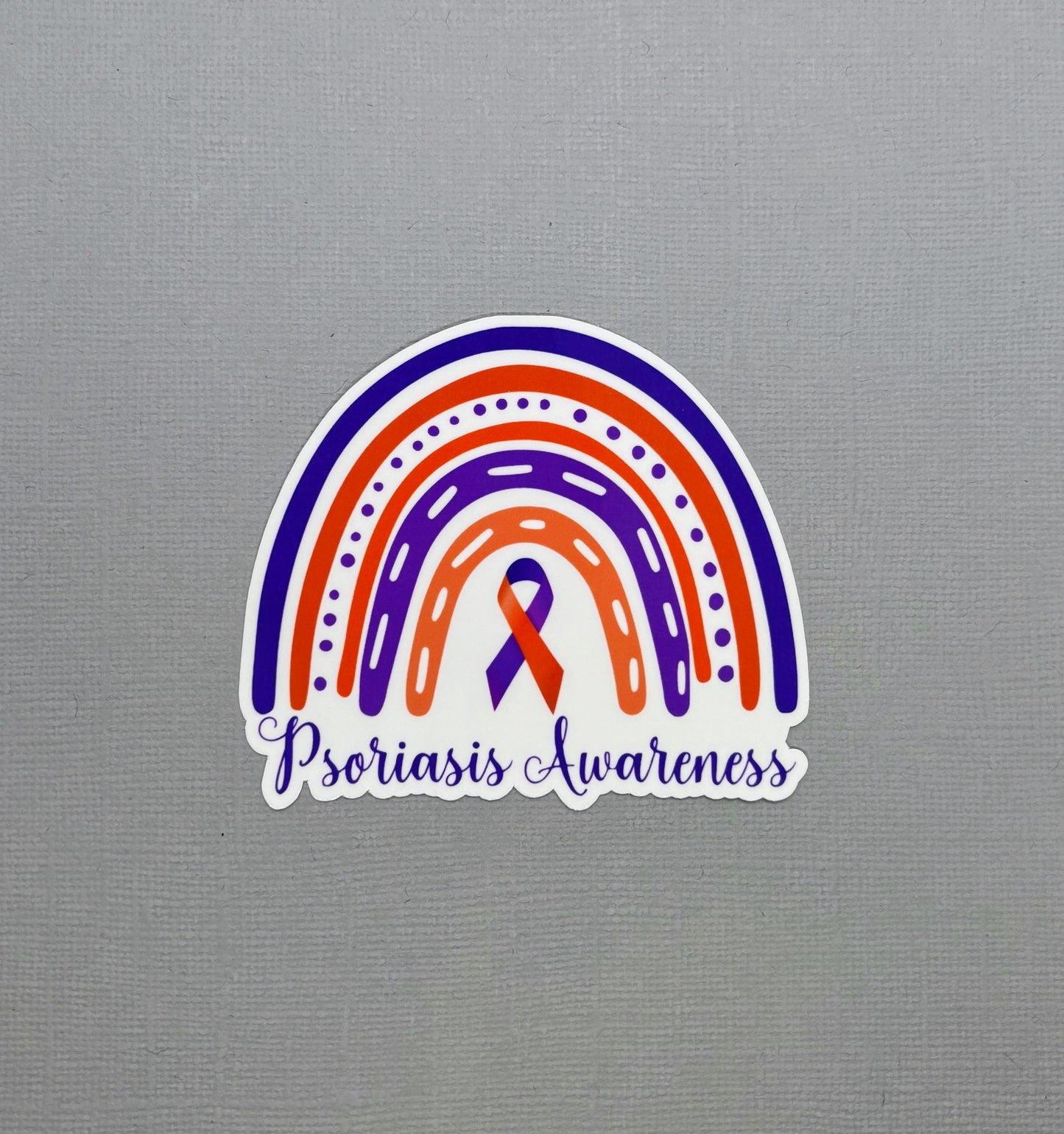 Psoriasis Awareness Rainbow Sticker