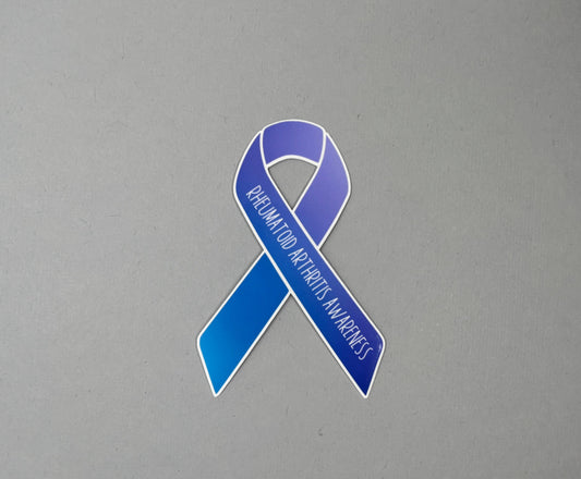 Rheumatoid Arthritis Awareness Ribbon Sticker