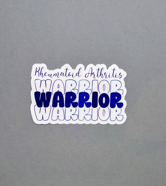 Rheumatoid Arthritis Warrior Sticker