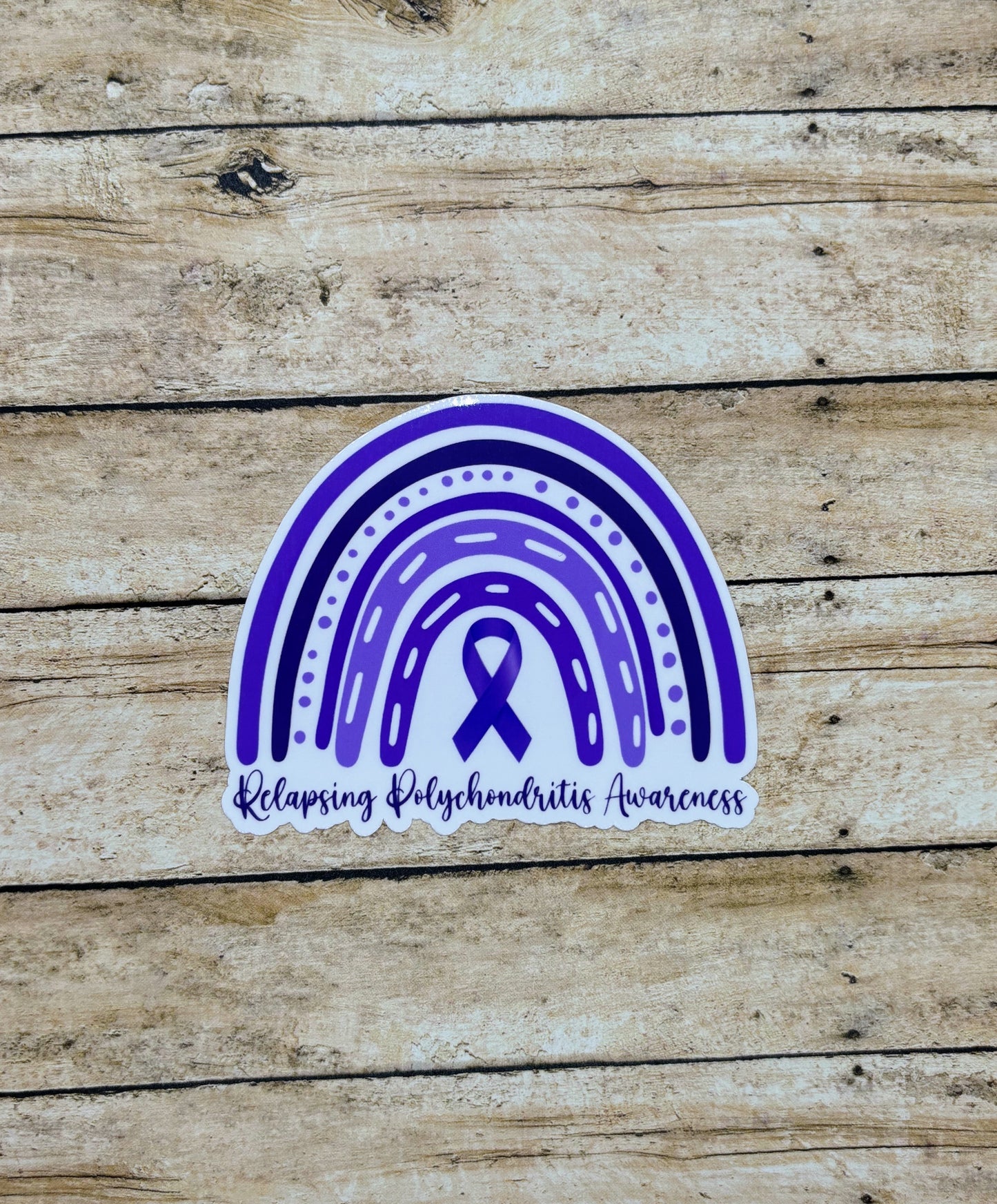 Relapsing Polychondritis Awareness Rainbow Sticker