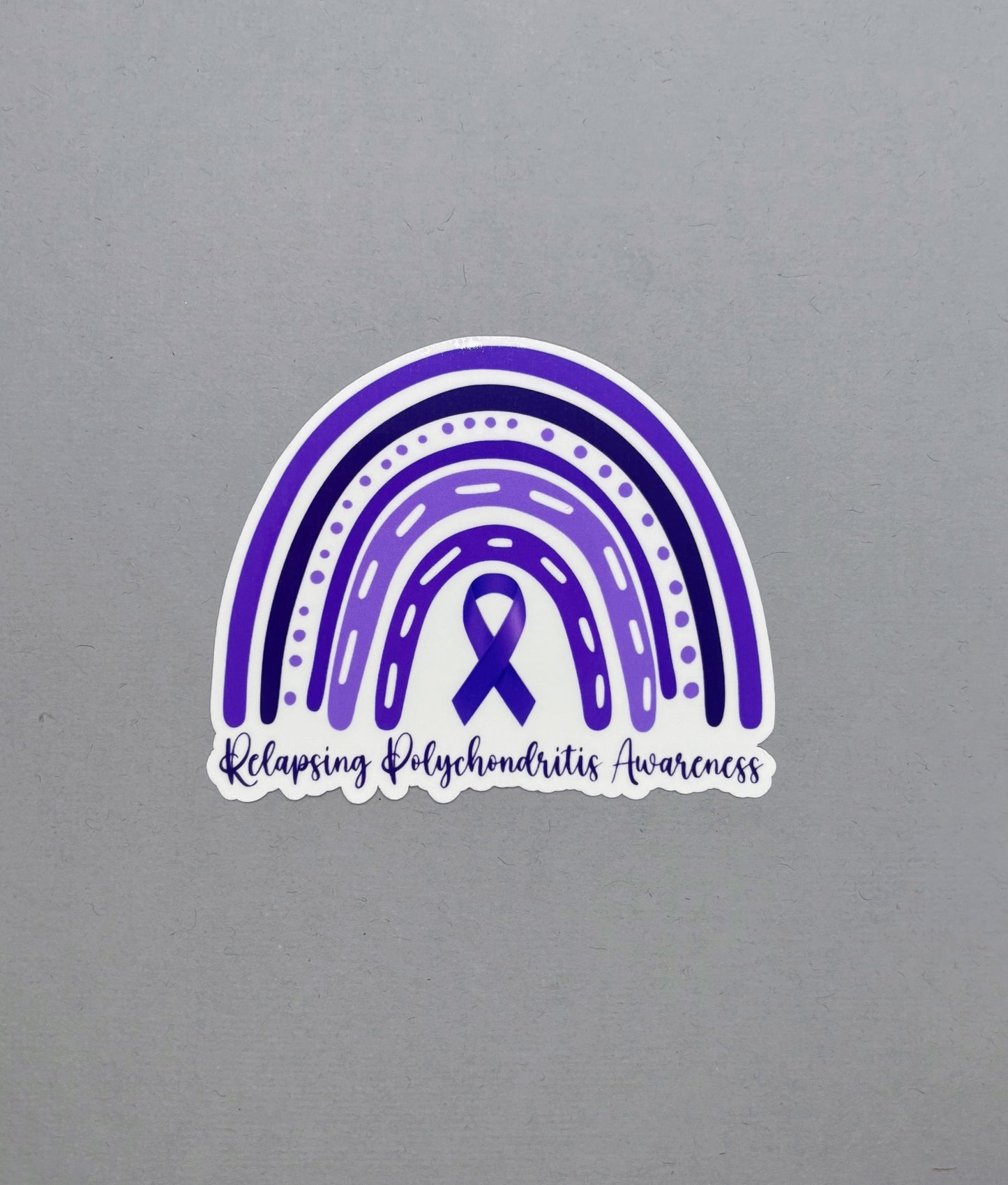 Relapsing Polychondritis Awareness Rainbow Sticker