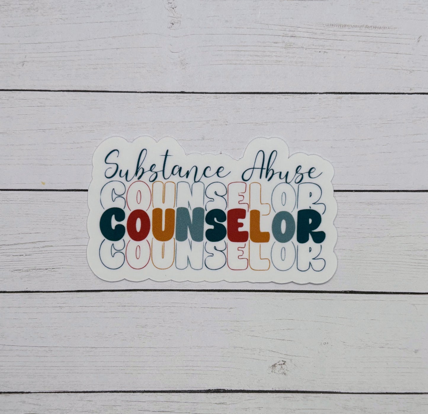 Substance Abuse Counselor Sticker