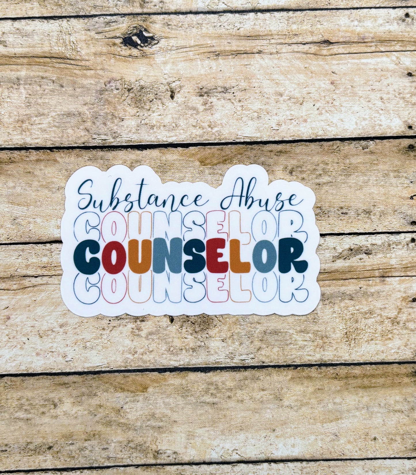 Substance Abuse Counselor Sticker