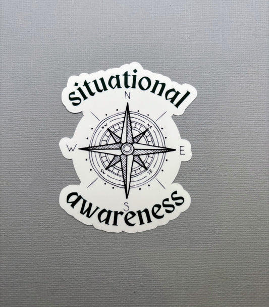 Situational Awareness with Compass Sticker