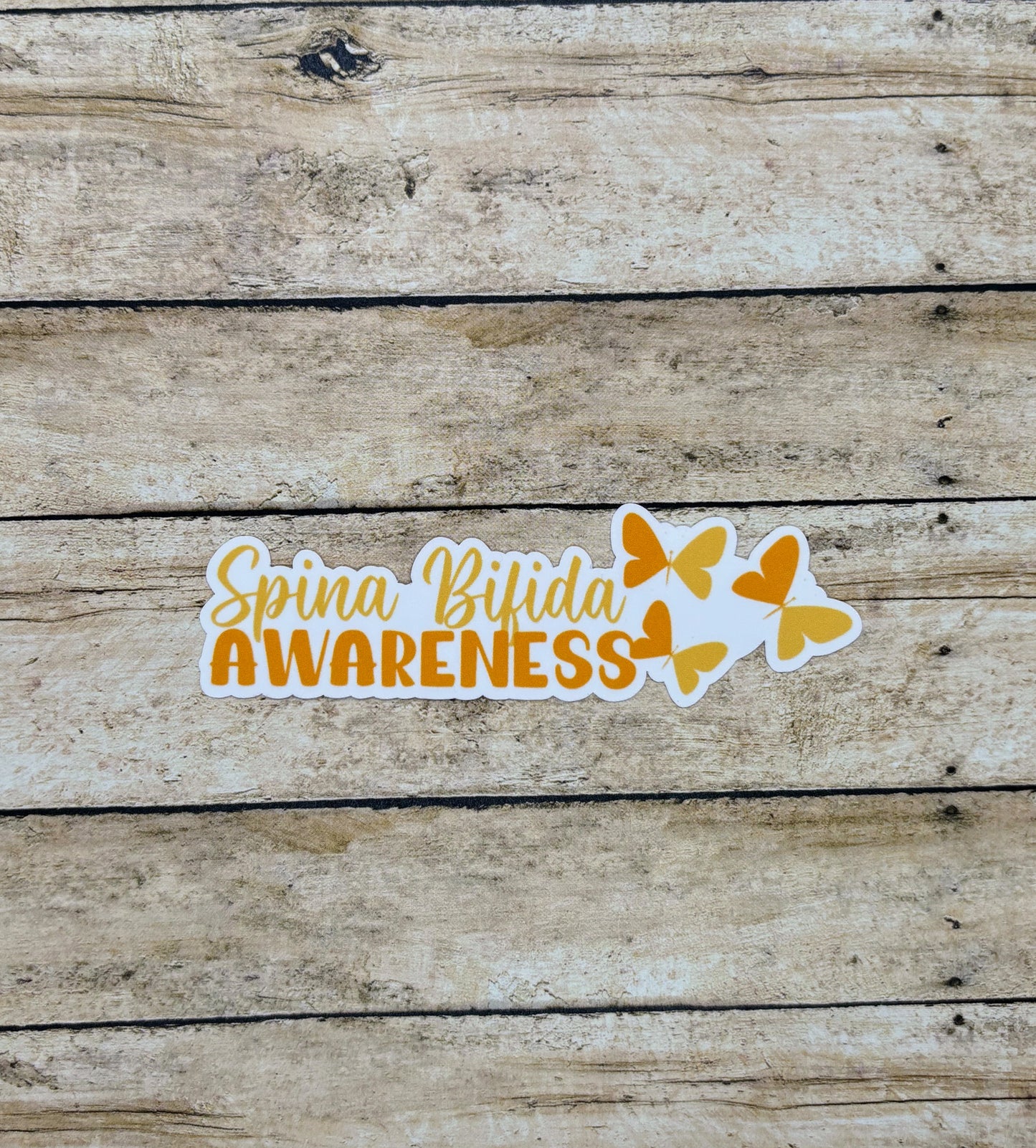 Spina Bifida Awareness Butterflies Sticker