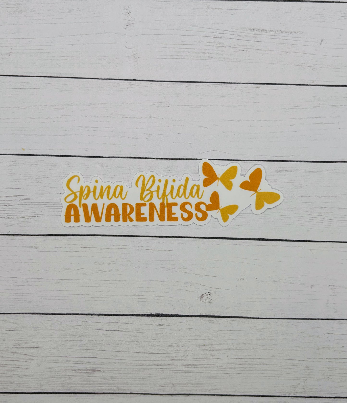 Spina Bifida Awareness Butterflies Sticker