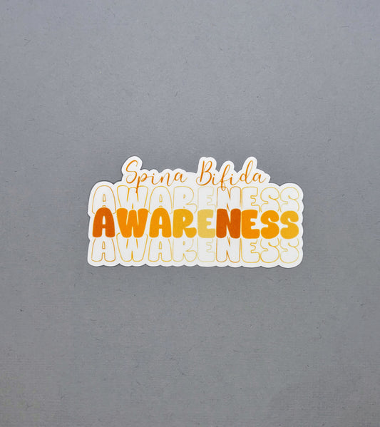 Spina Bifida Awareness Sticker