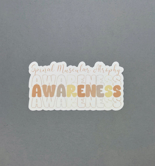 Spinal Muscular Atrophy Awareness Sticker