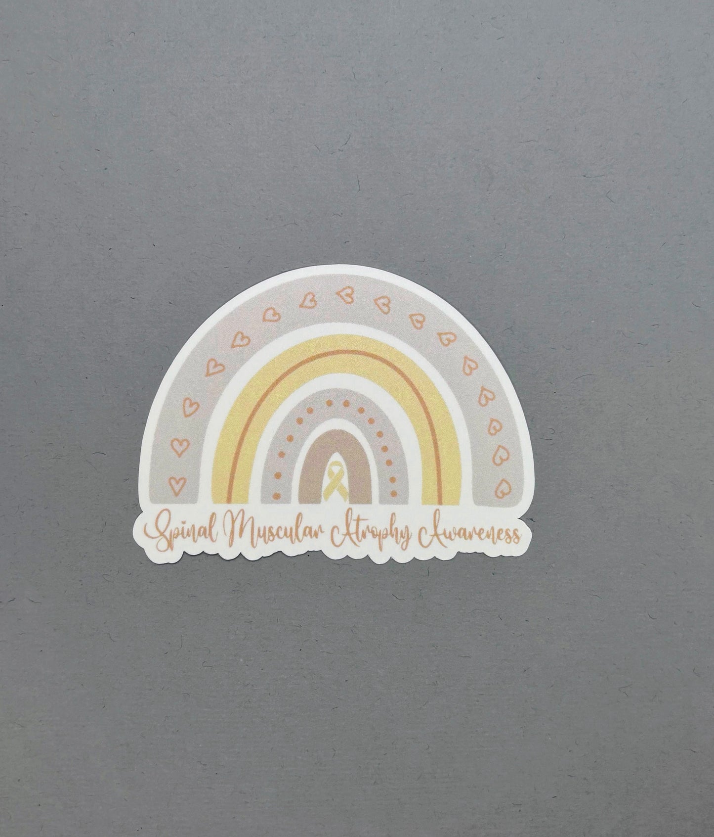 Spinal Muscular Atrophy Awareness Rainbow Sticker