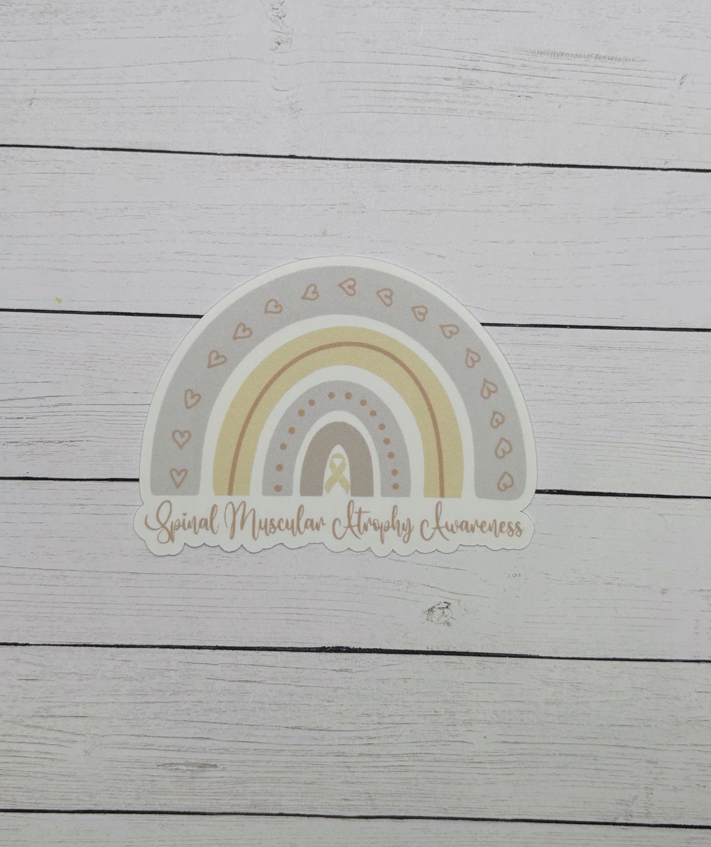 Spinal Muscular Atrophy Awareness Rainbow Sticker