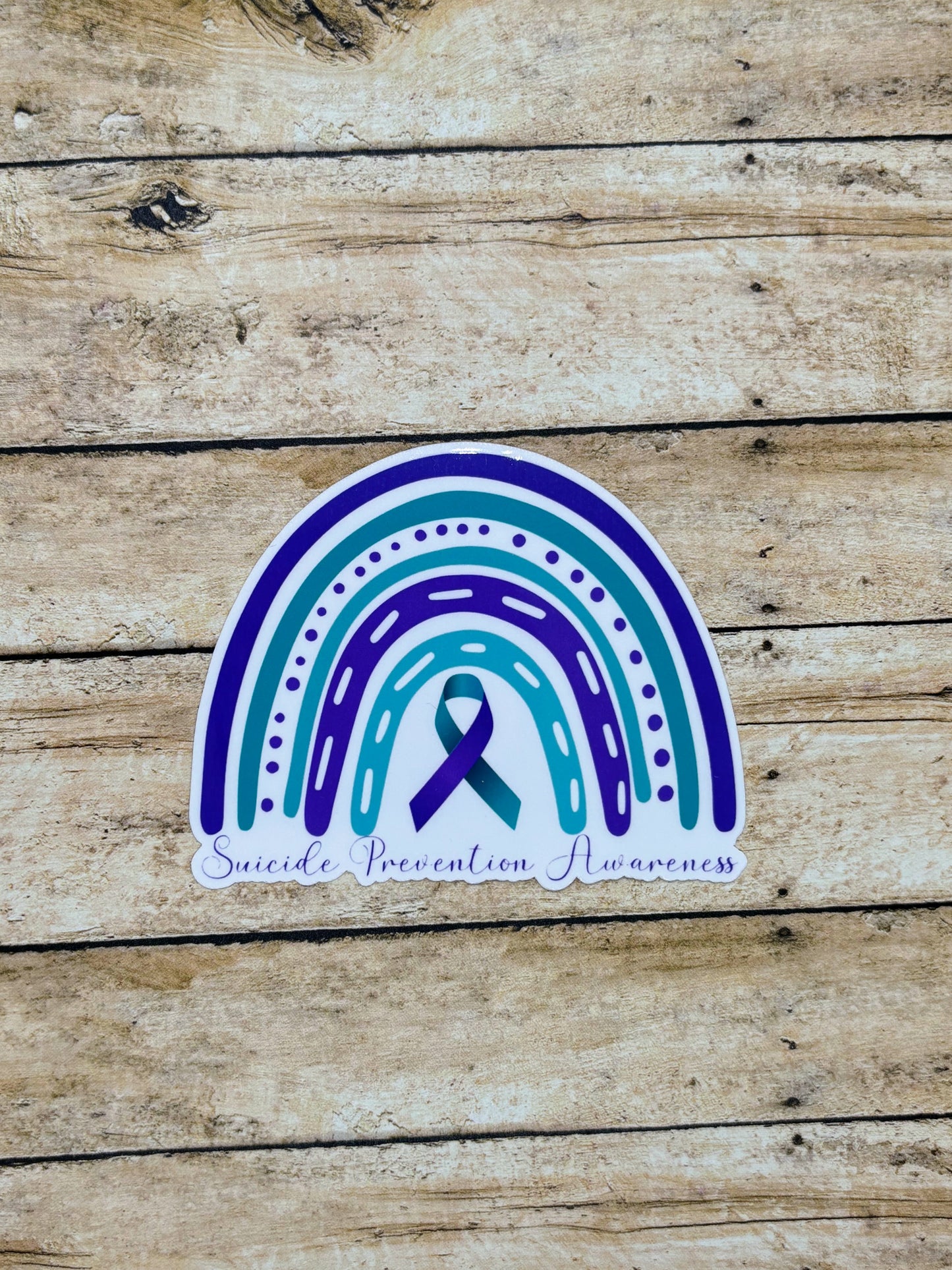 Suicide Prevention Awareness Rainbow Sticker