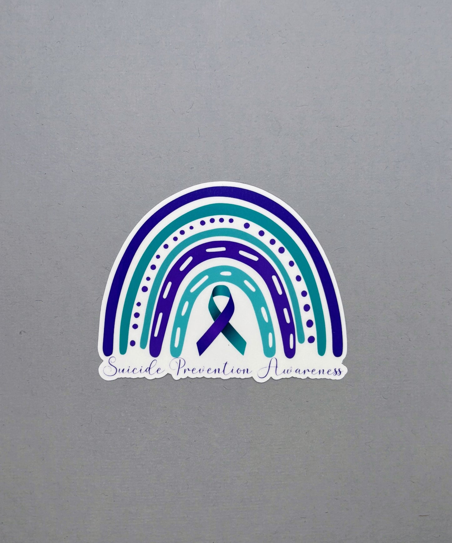 Suicide Prevention Awareness Rainbow Sticker