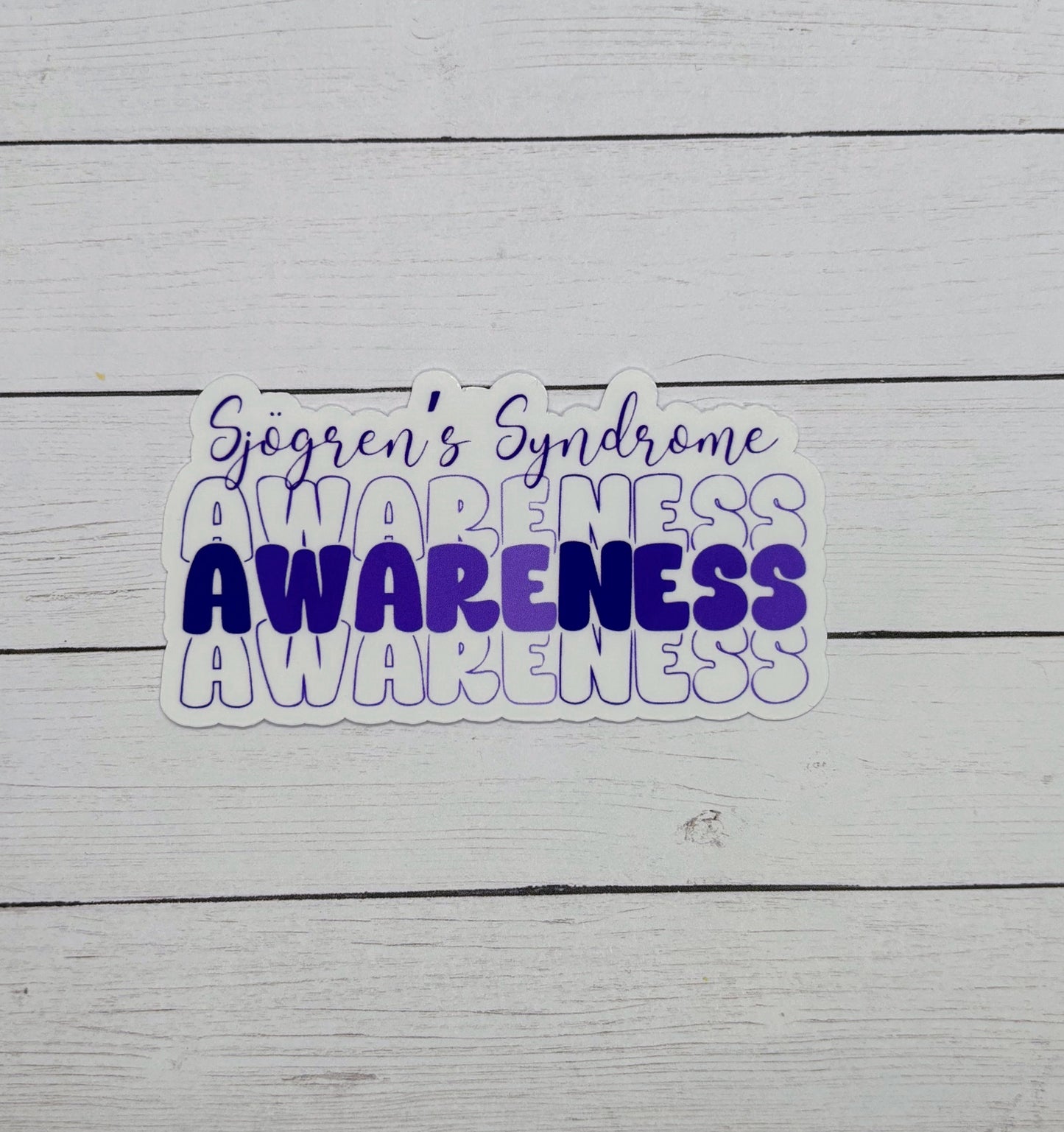 Sjogren's Syndrome Awareness Sticker