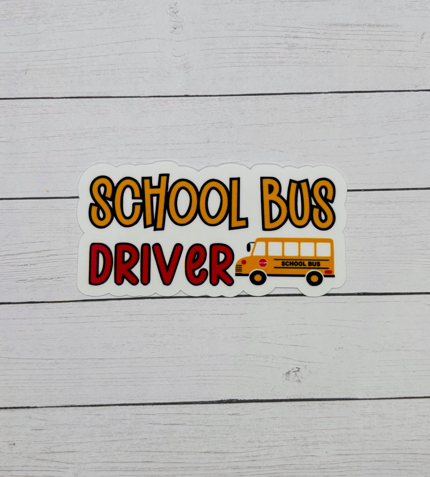 School Bus Driver Sticker