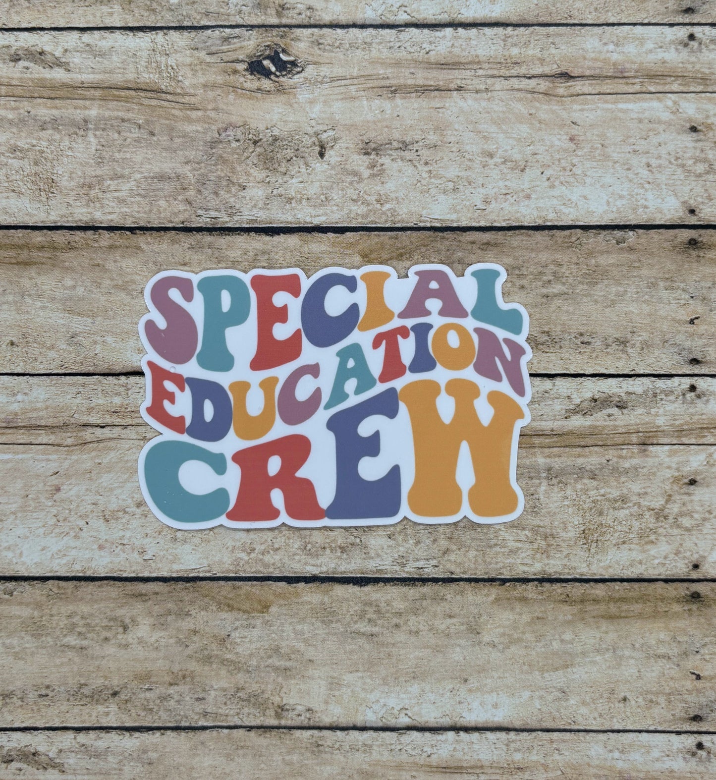 Special Education Crew Retro Sticker