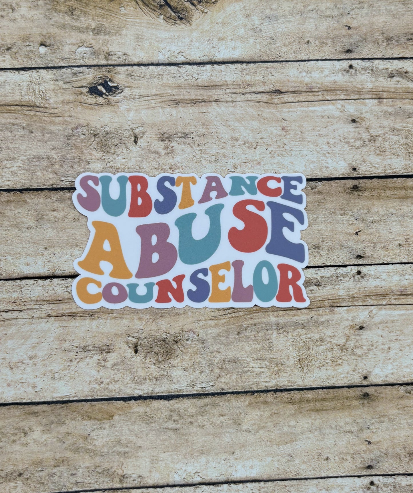 Substance Abuse Counselor Sticker