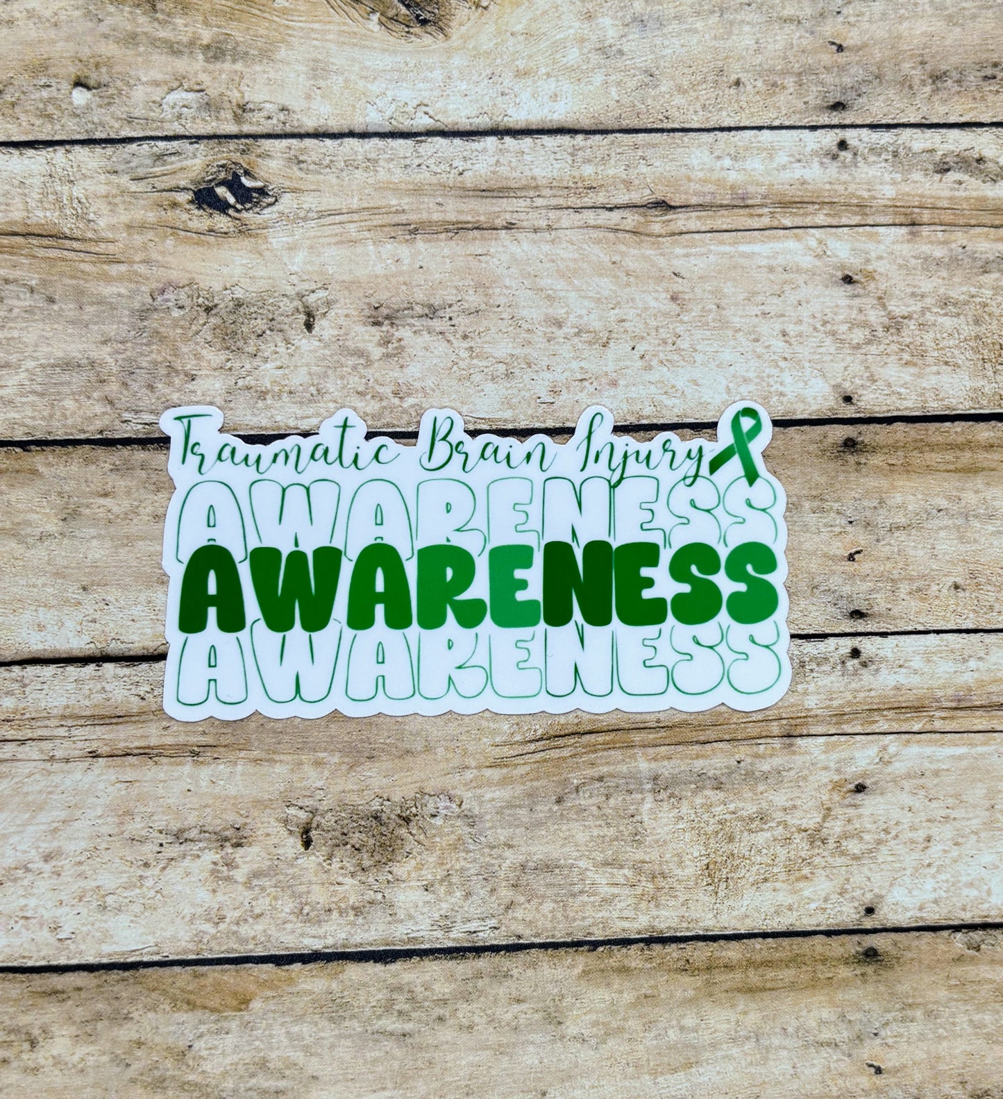 Traumatic Brain Injury Awareness Sticker