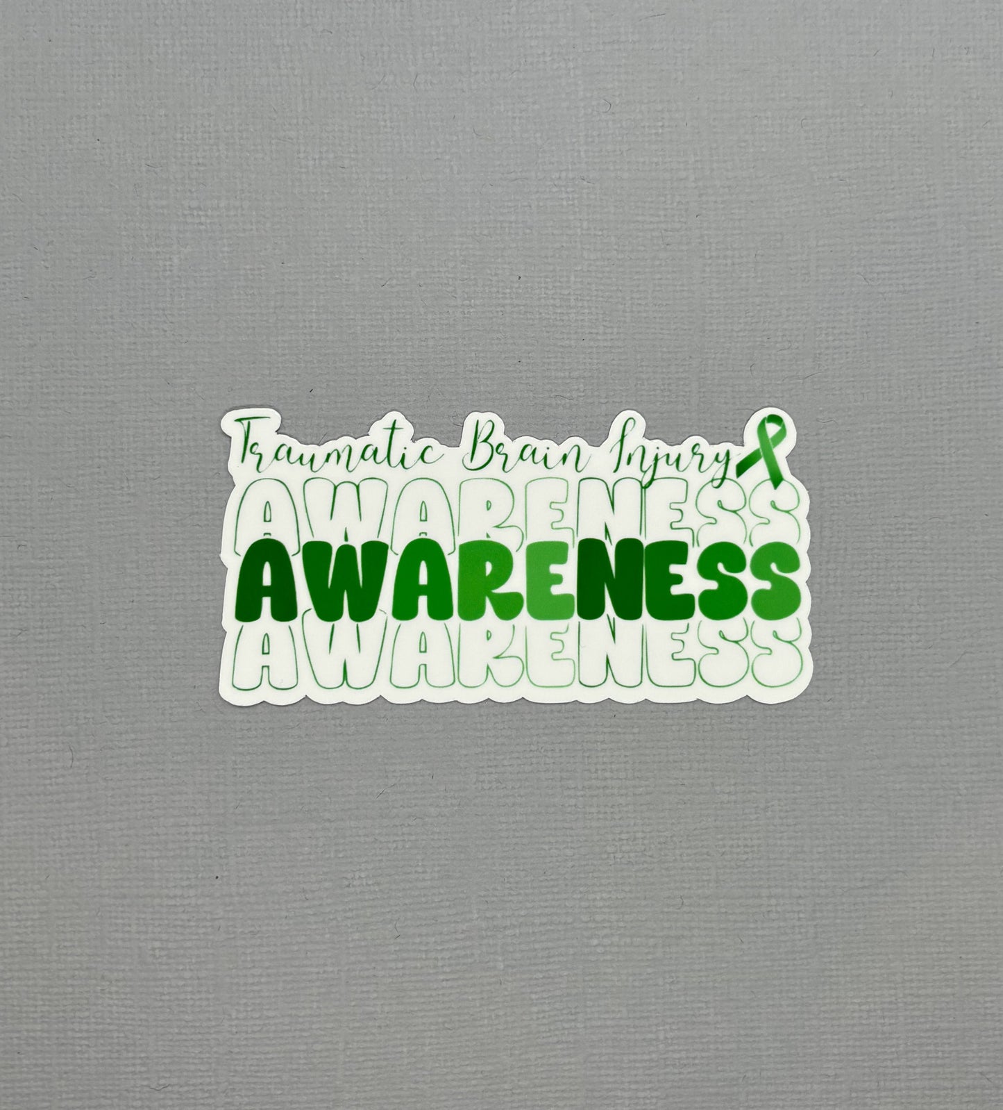 Traumatic Brain Injury Awareness Sticker