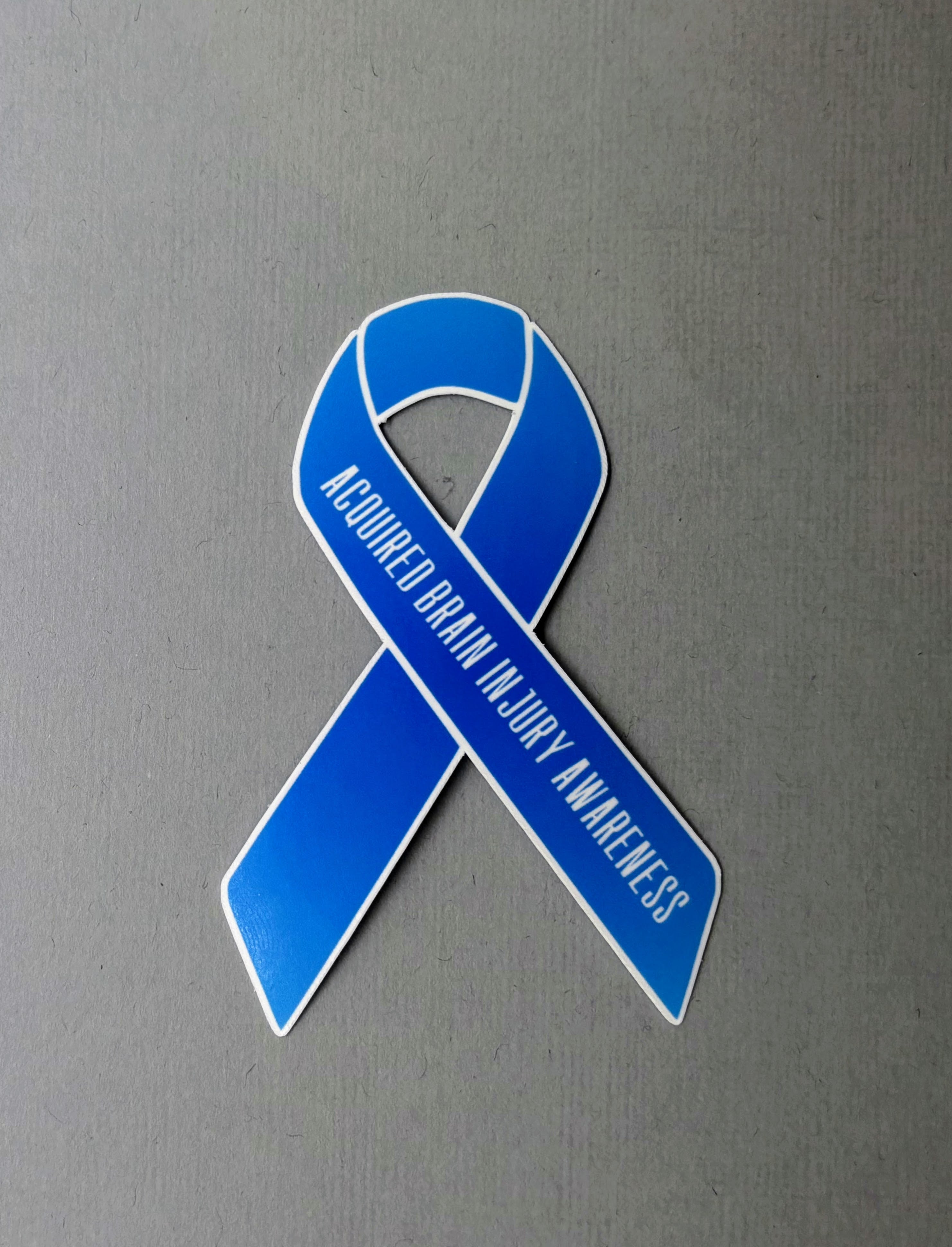Acquired Brain Injury Awareness Ribbon Sticker – Made with Monday