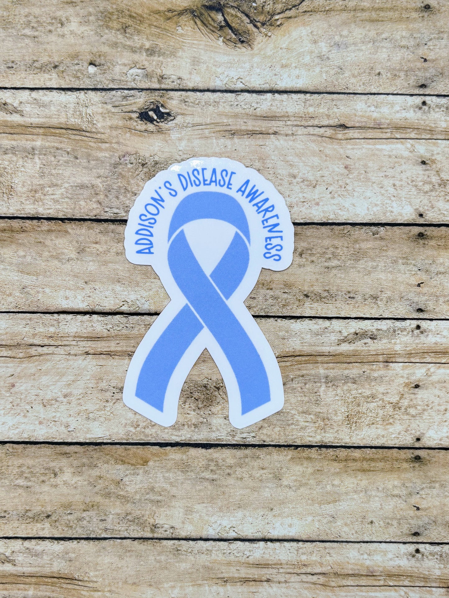 Addison's Disease Awareness Ribbon Sticker