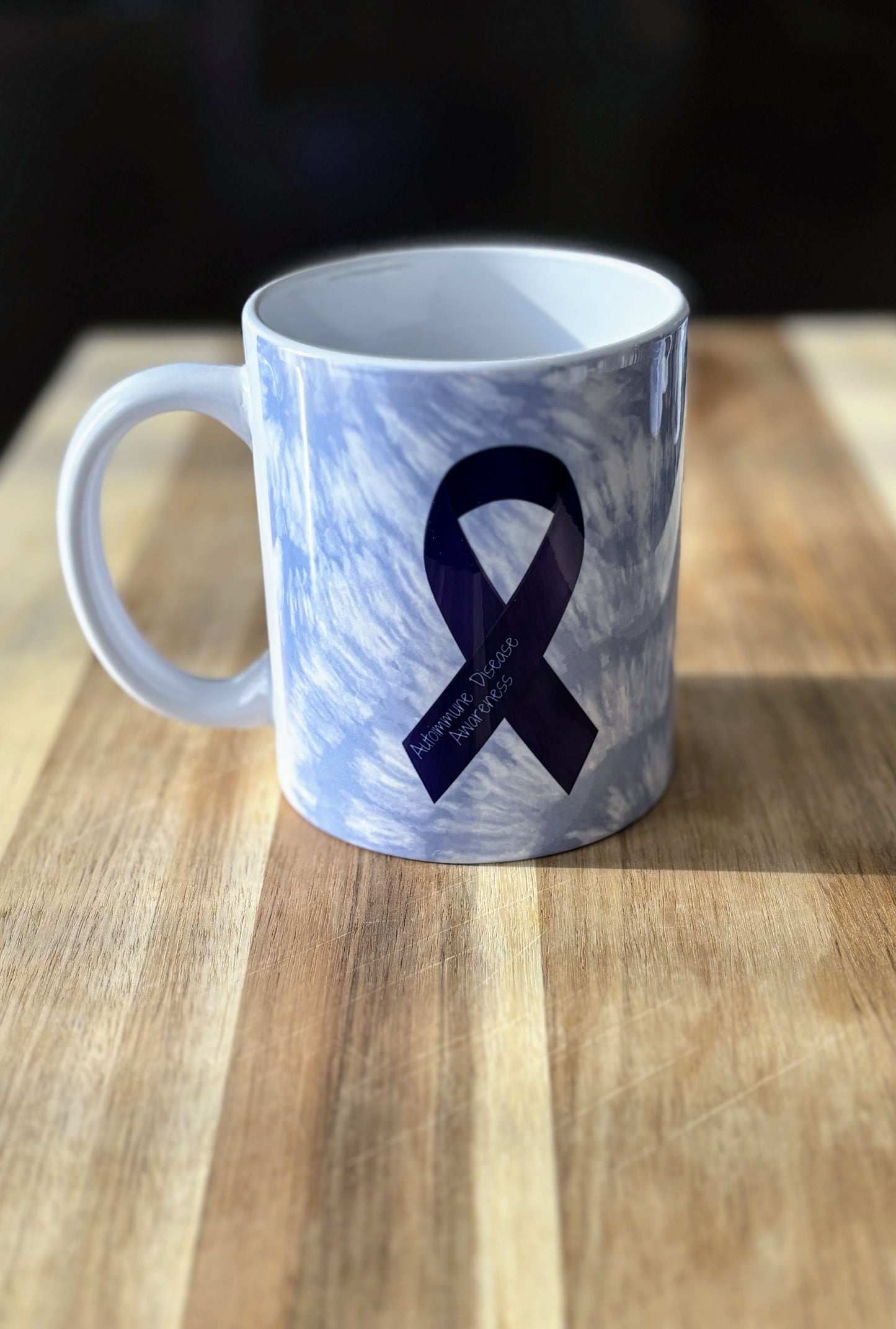 Autoimmune Disease Awareness Ribbon 12 oz Coffee Mug