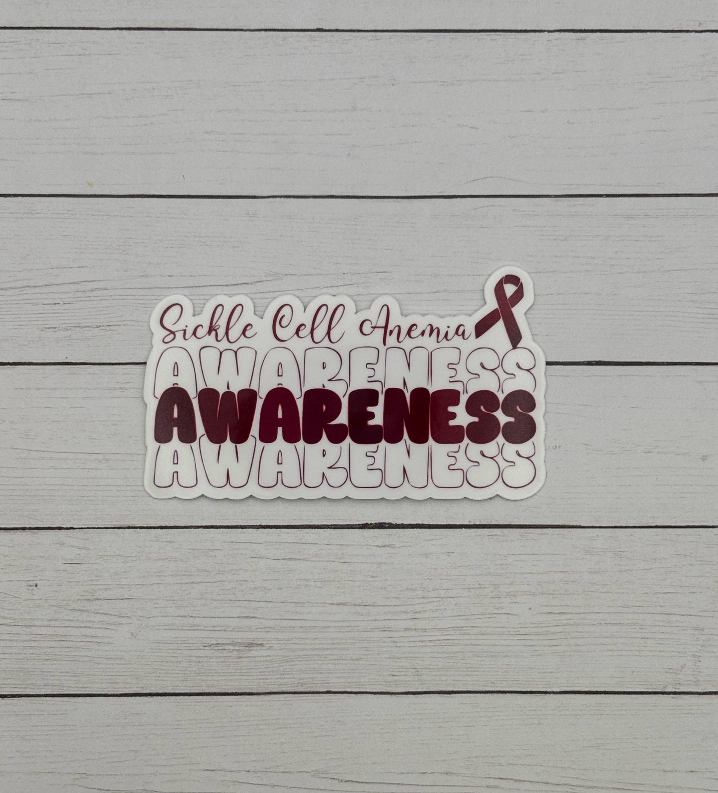 Sickle Cell Anemia Awareness Sticker