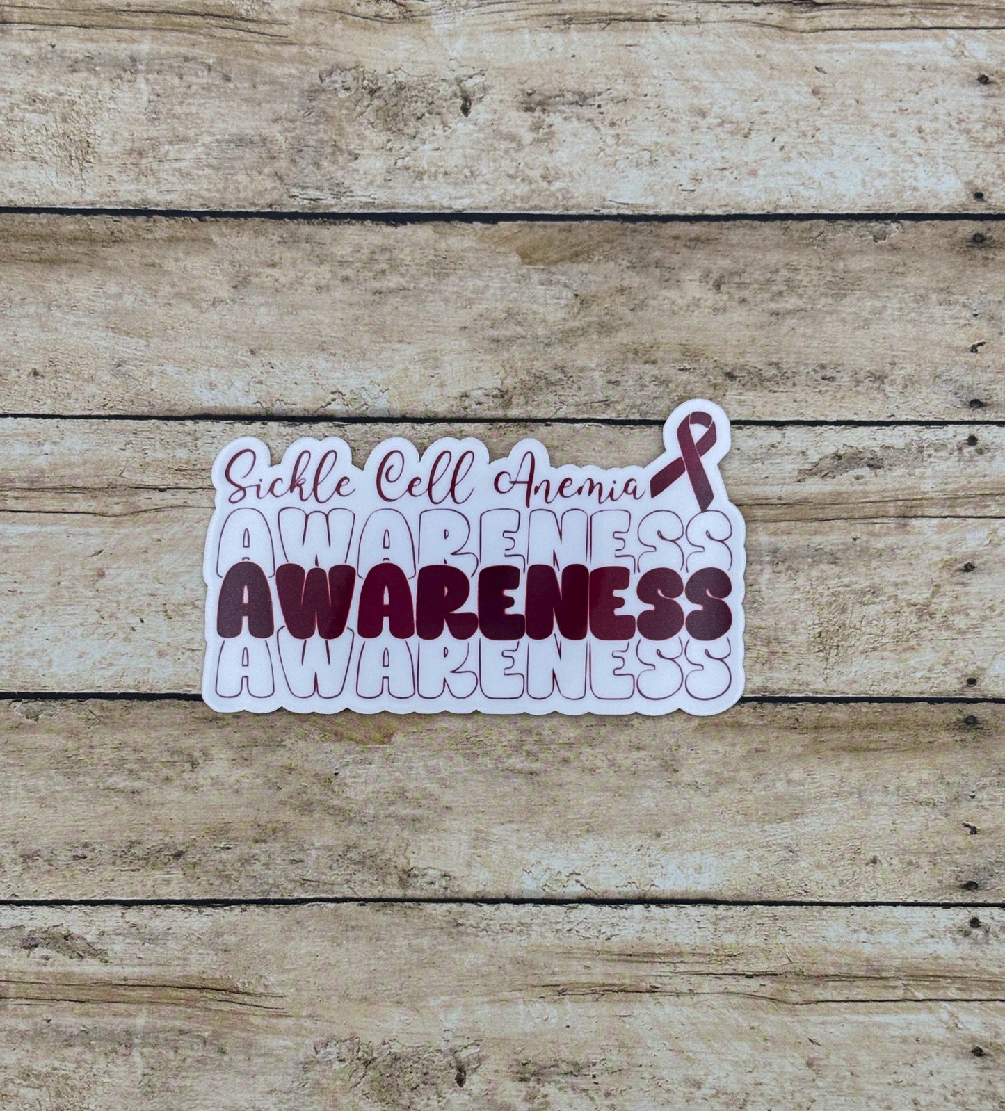 Sickle Cell Anemia Awareness Sticker