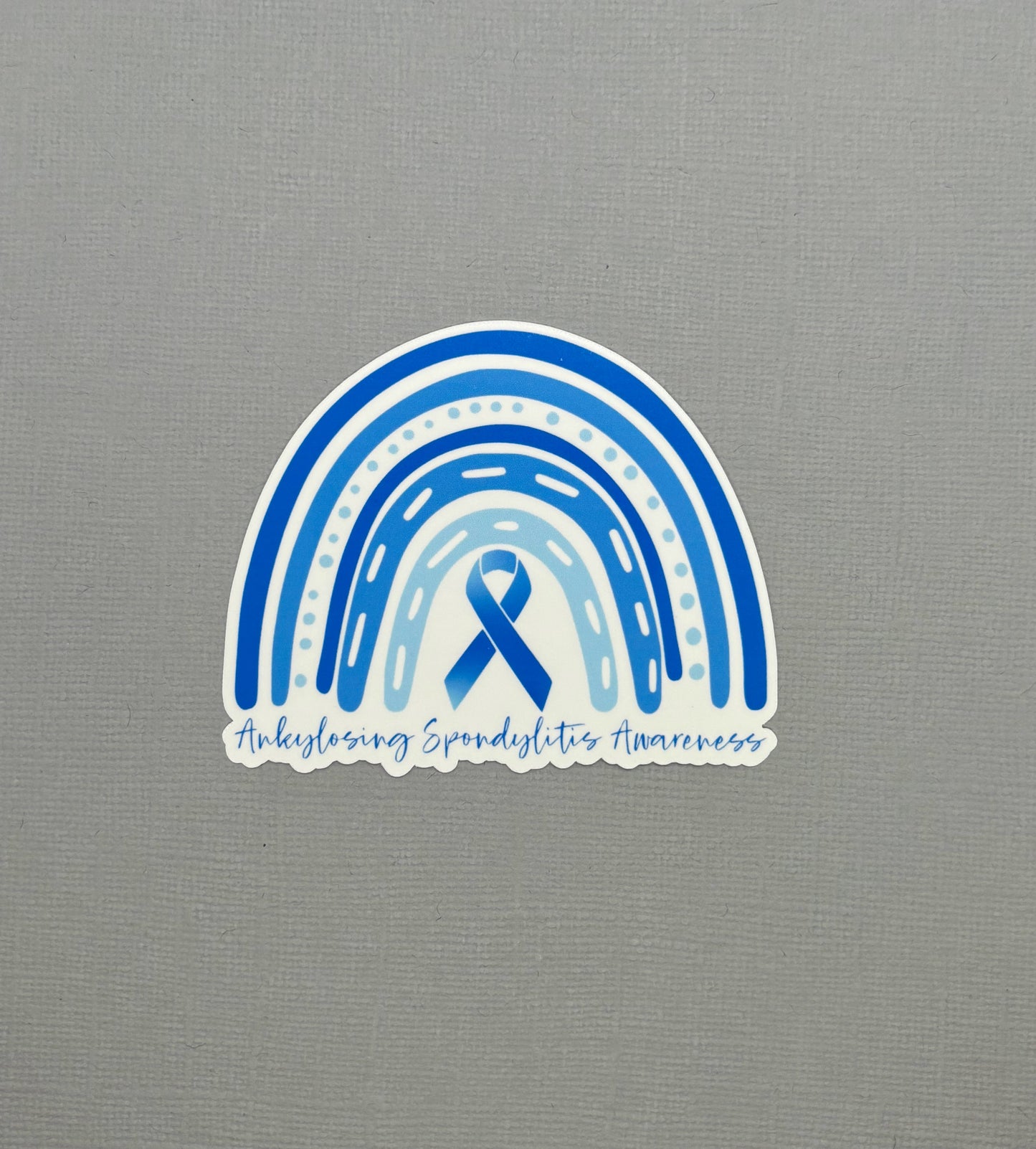 Ankylosing Spondylitis Awareness Rainbow Sticker