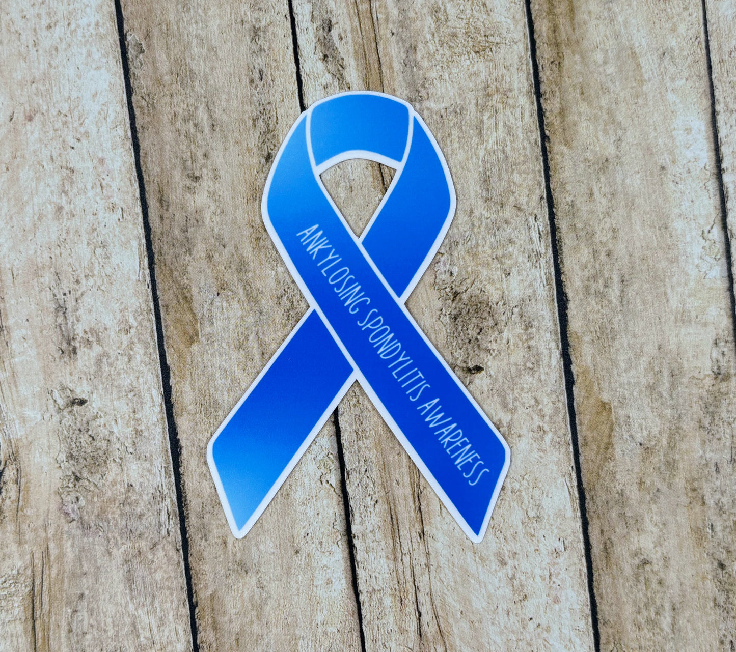 Ankylosing Spondylitis Awareness Ribbon Sticker