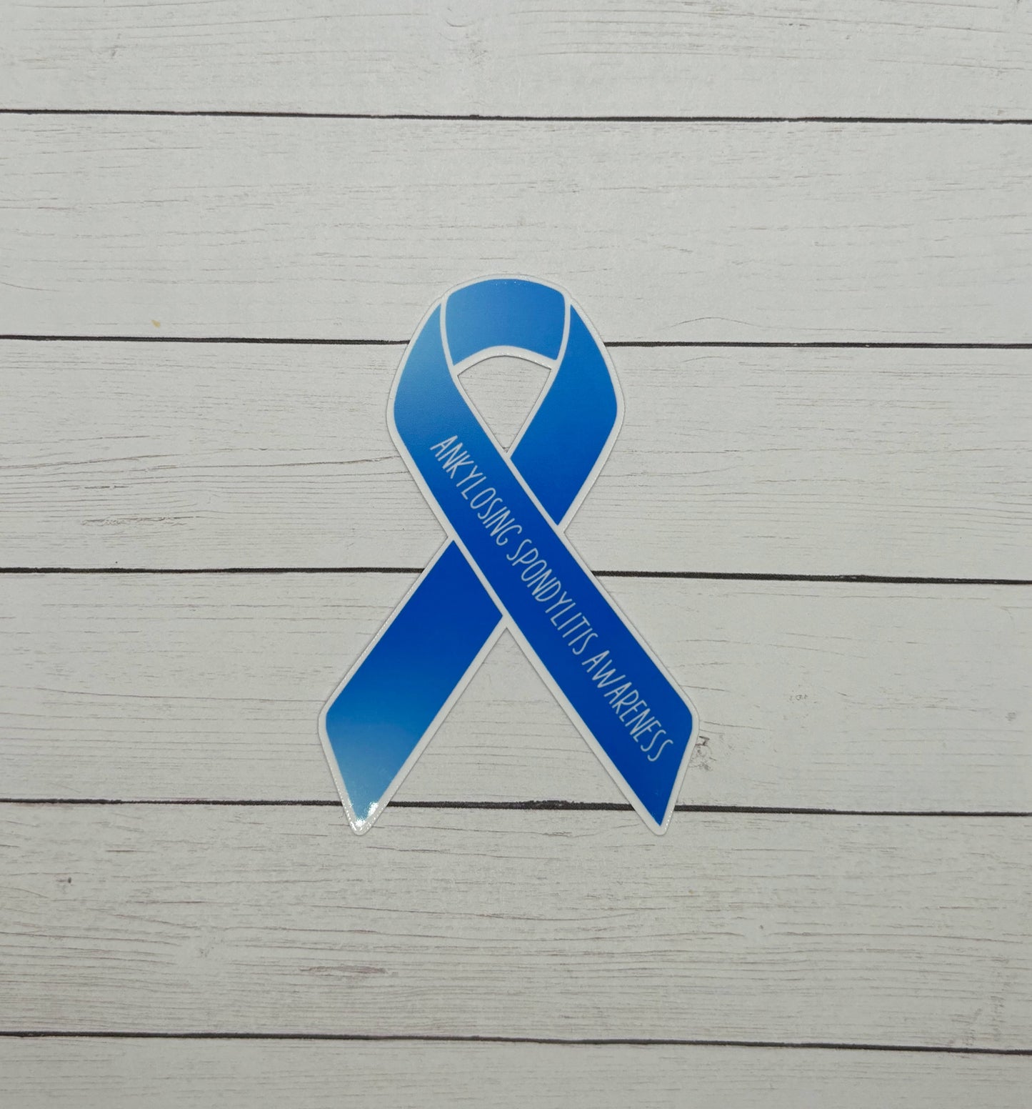 Ankylosing Spondylitis Awareness Ribbon Sticker