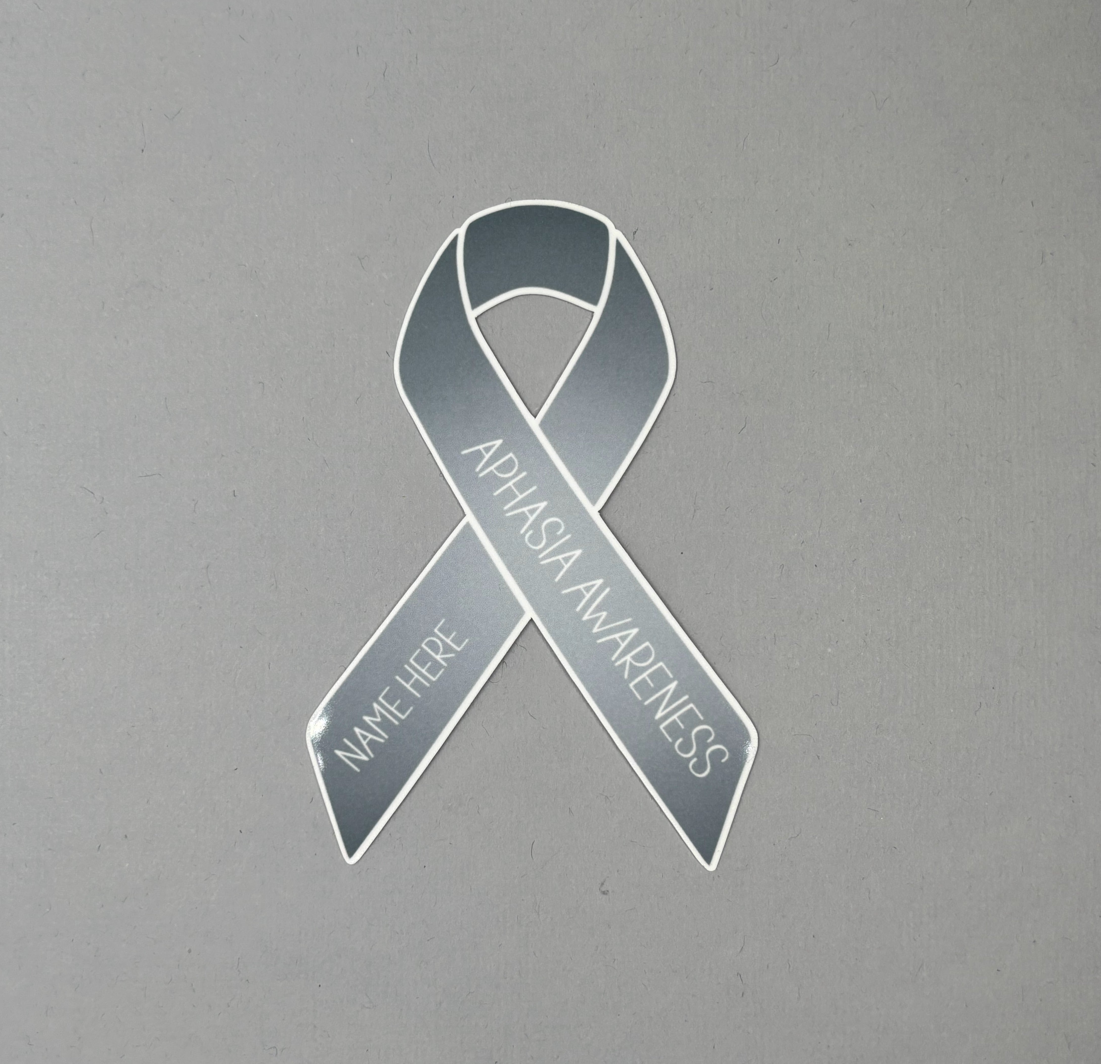 Aphasia Awareness Custom Ribbon Sticker โ Made with Monday