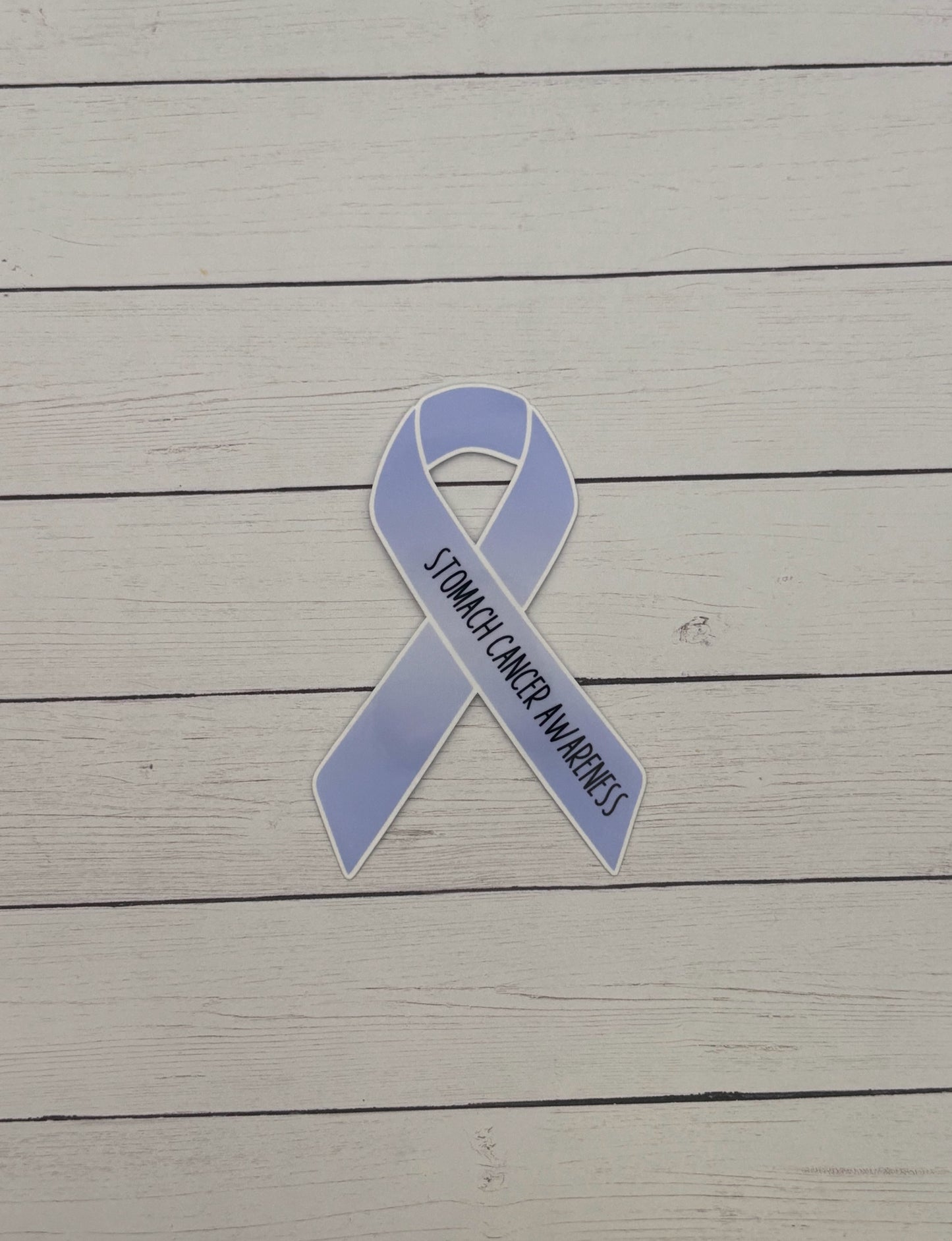 Stomach Cancer Awareness Ribbon Sticker