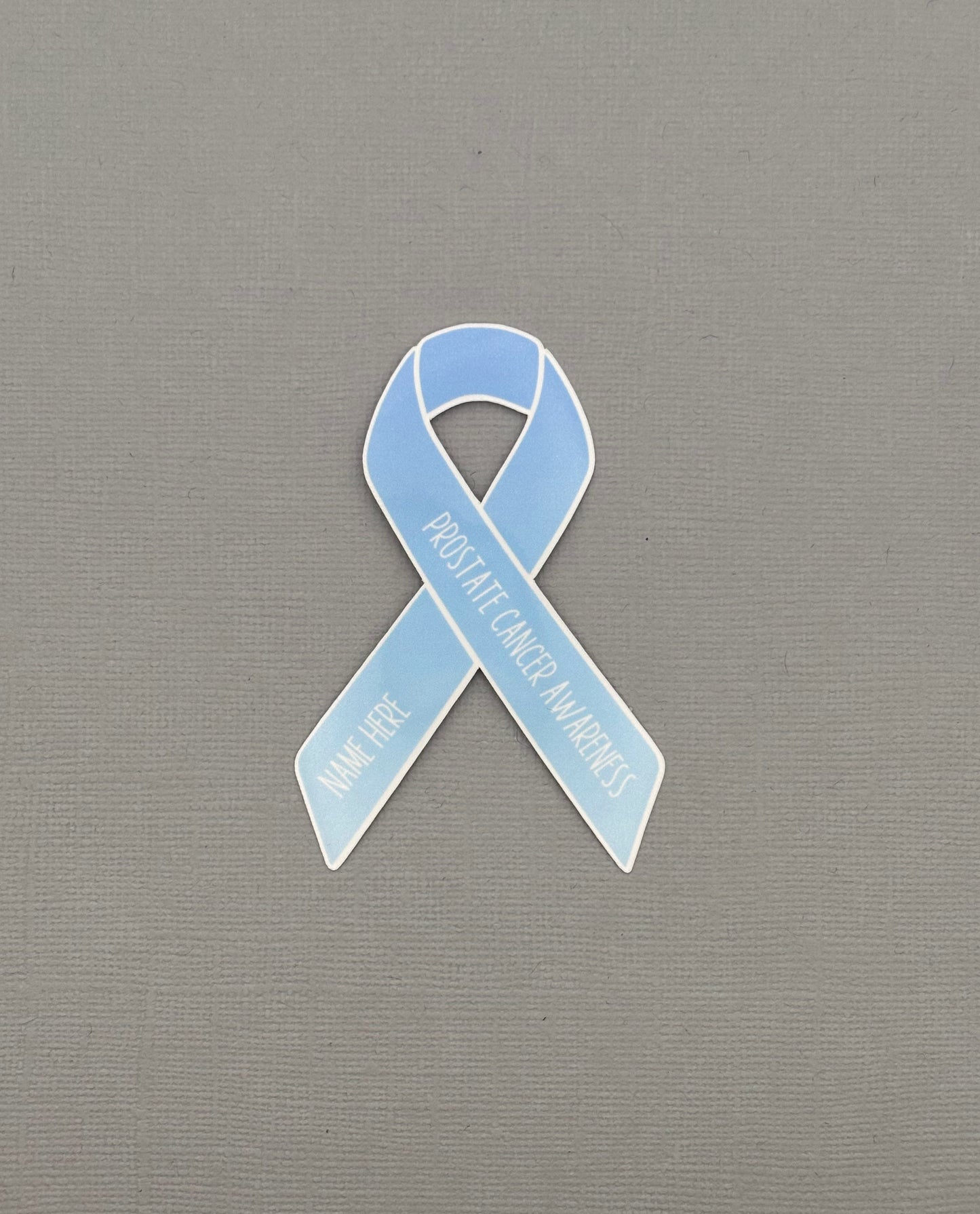 Prostate Cancer Awareness Custom Ribbon Sticker