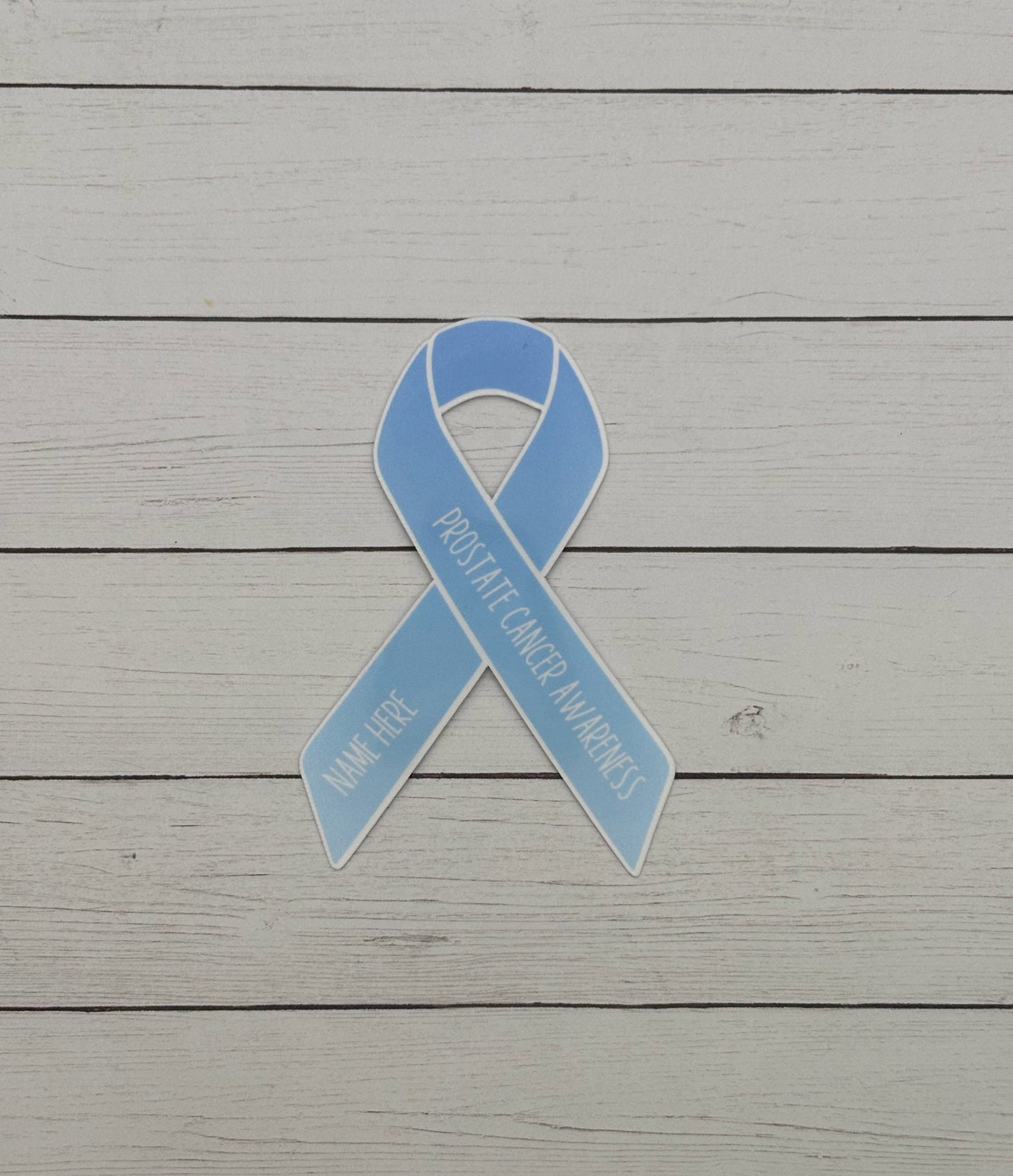 Prostate Cancer Awareness Custom Ribbon Sticker